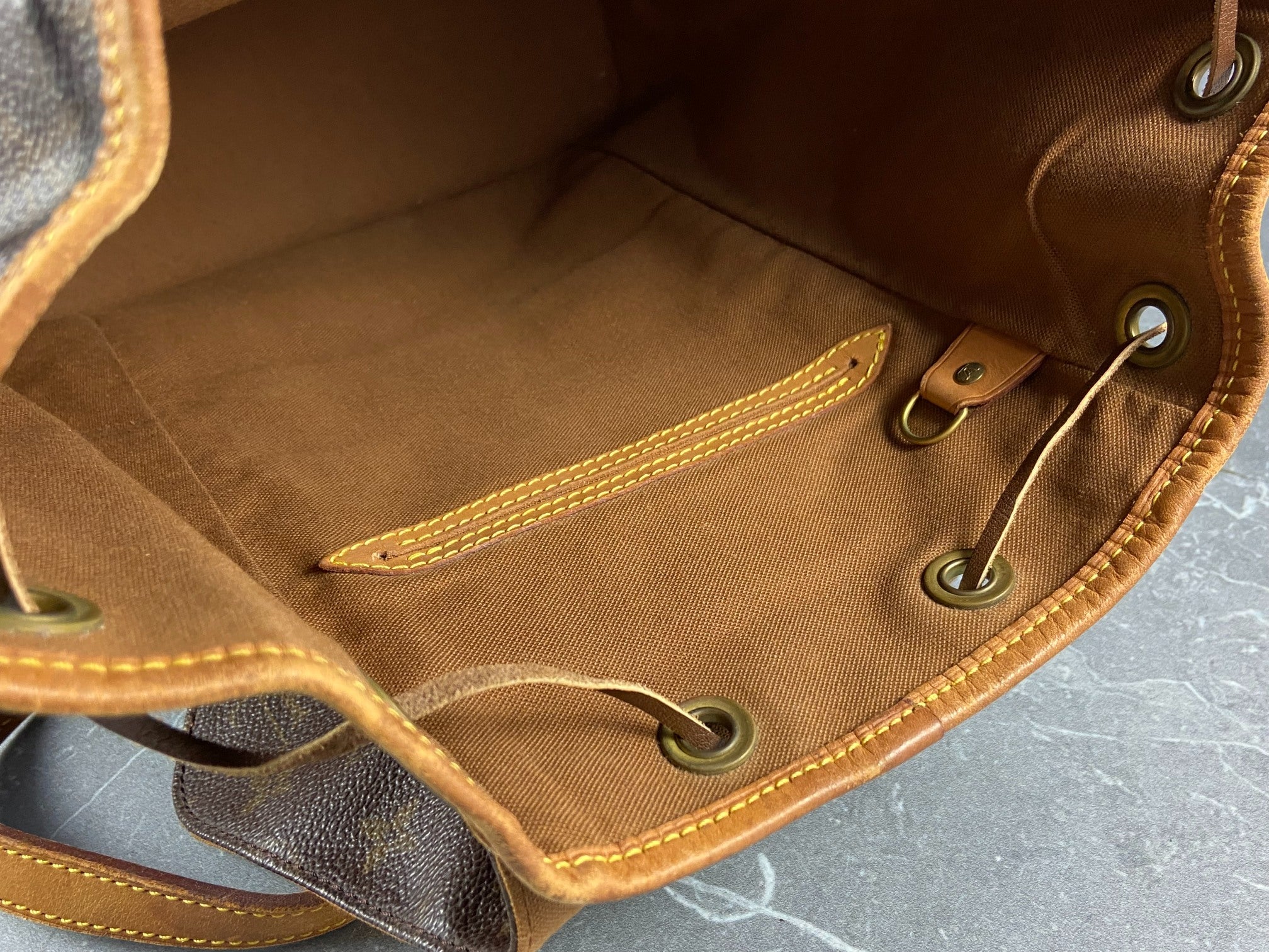 Louis Vuitton Montsouris MM Backpack Monogram Canvas