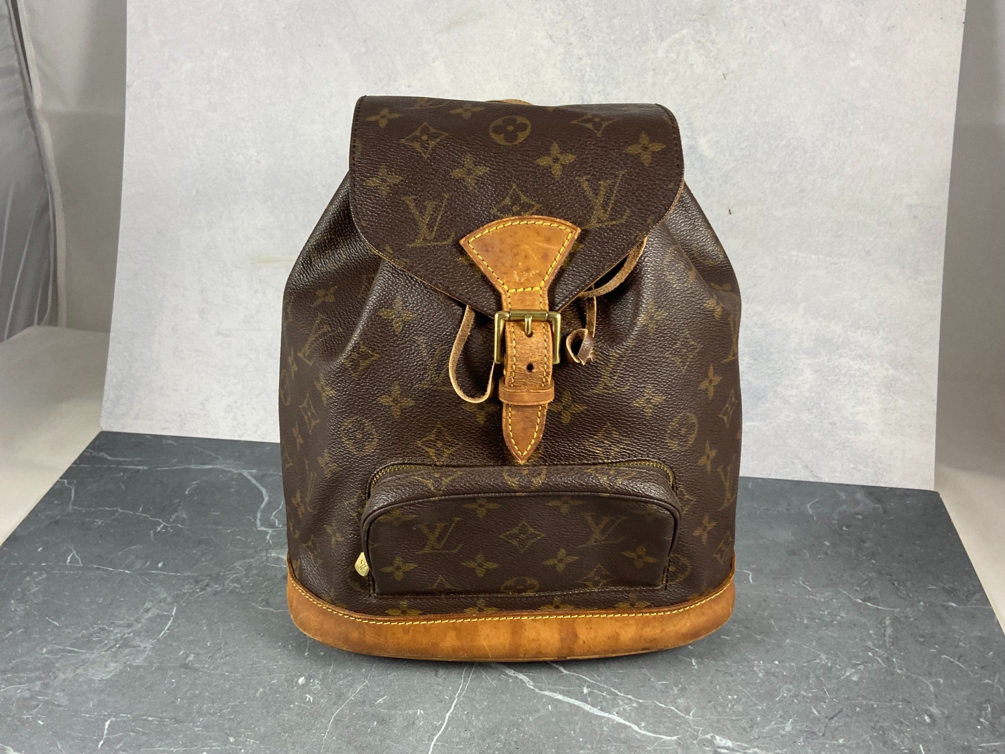 Louis Vuitton Montsouris MM Backpack Monogram Canvas