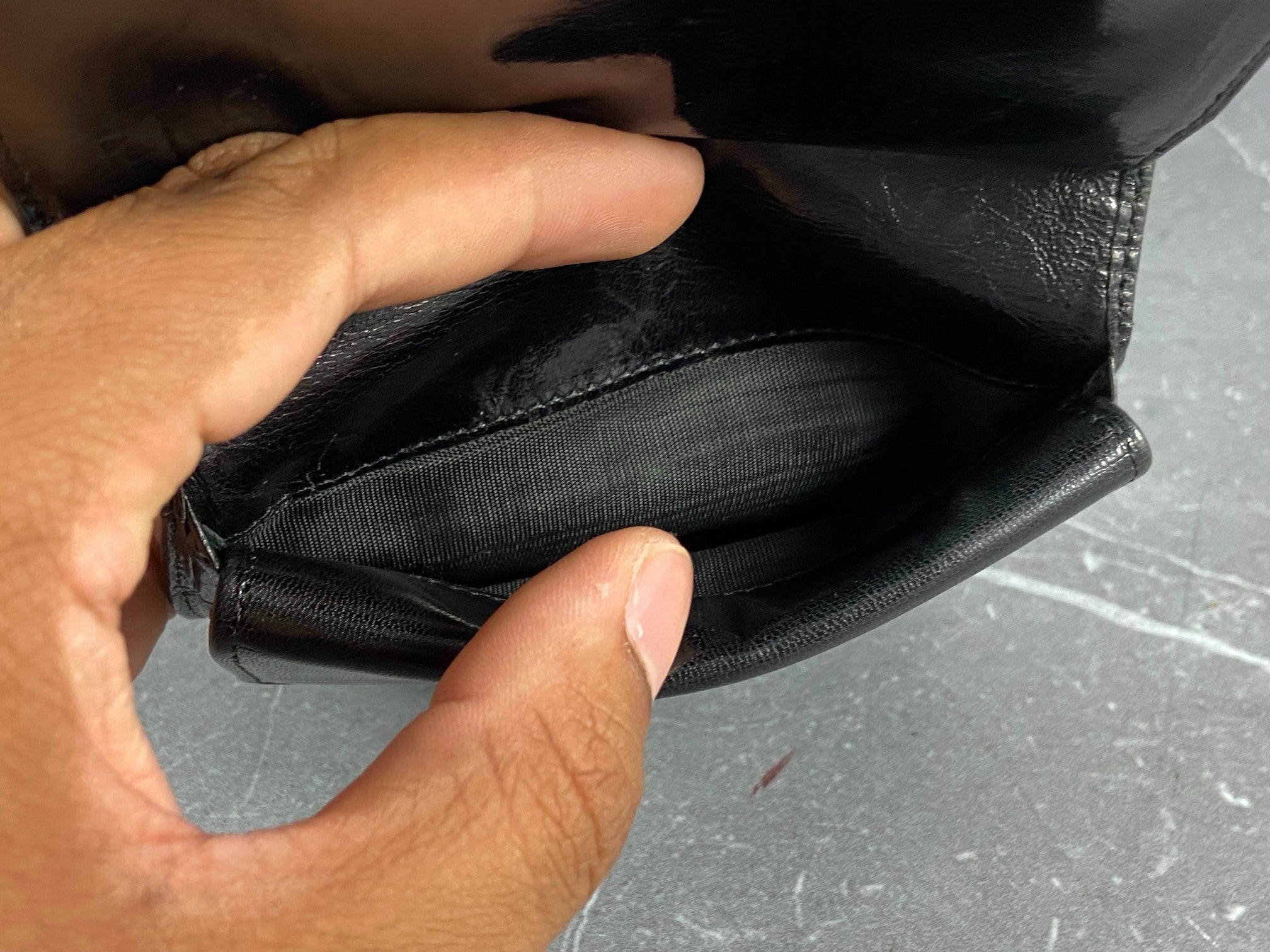 Prada Small Wallet Black Leather