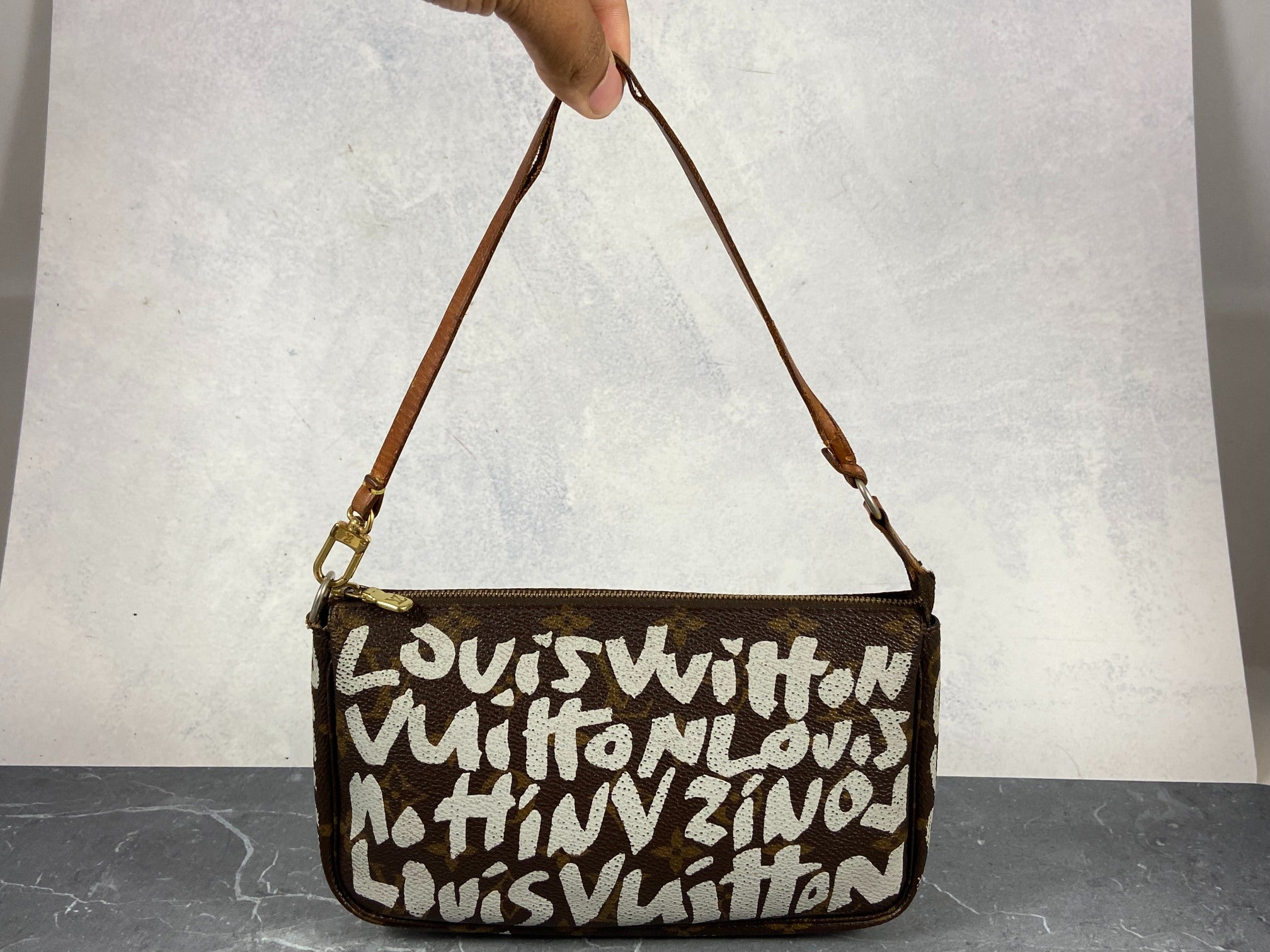 Louis Vuitton x Stephen Sprouse Pochette Accessoires Graffiti White