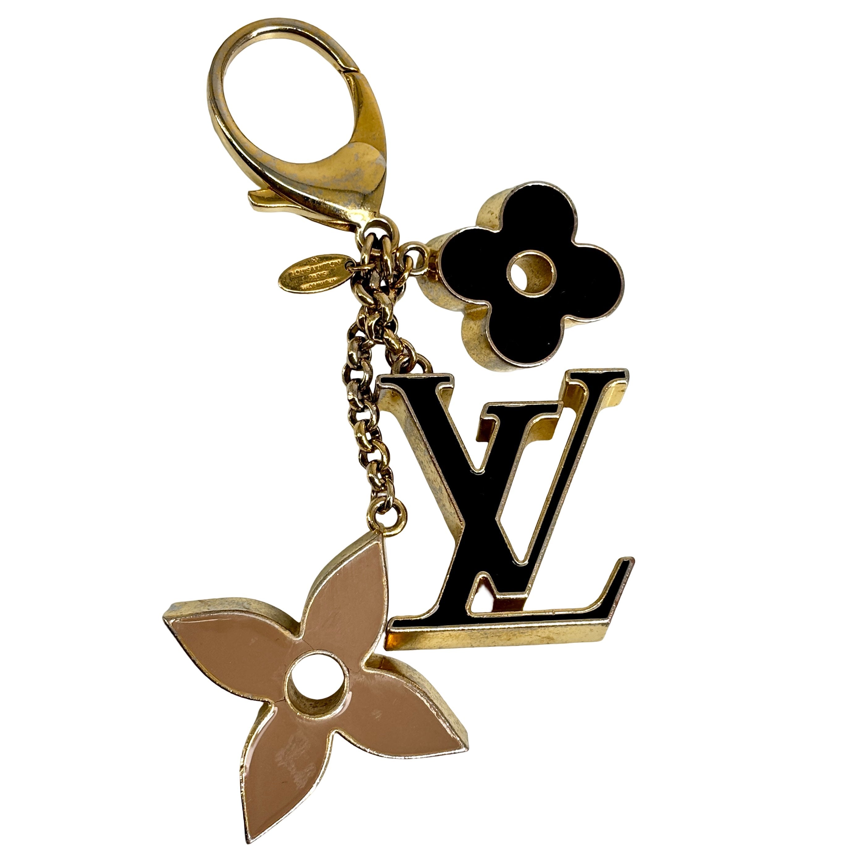 Louis Vuitton Bag Charm Gold Metal