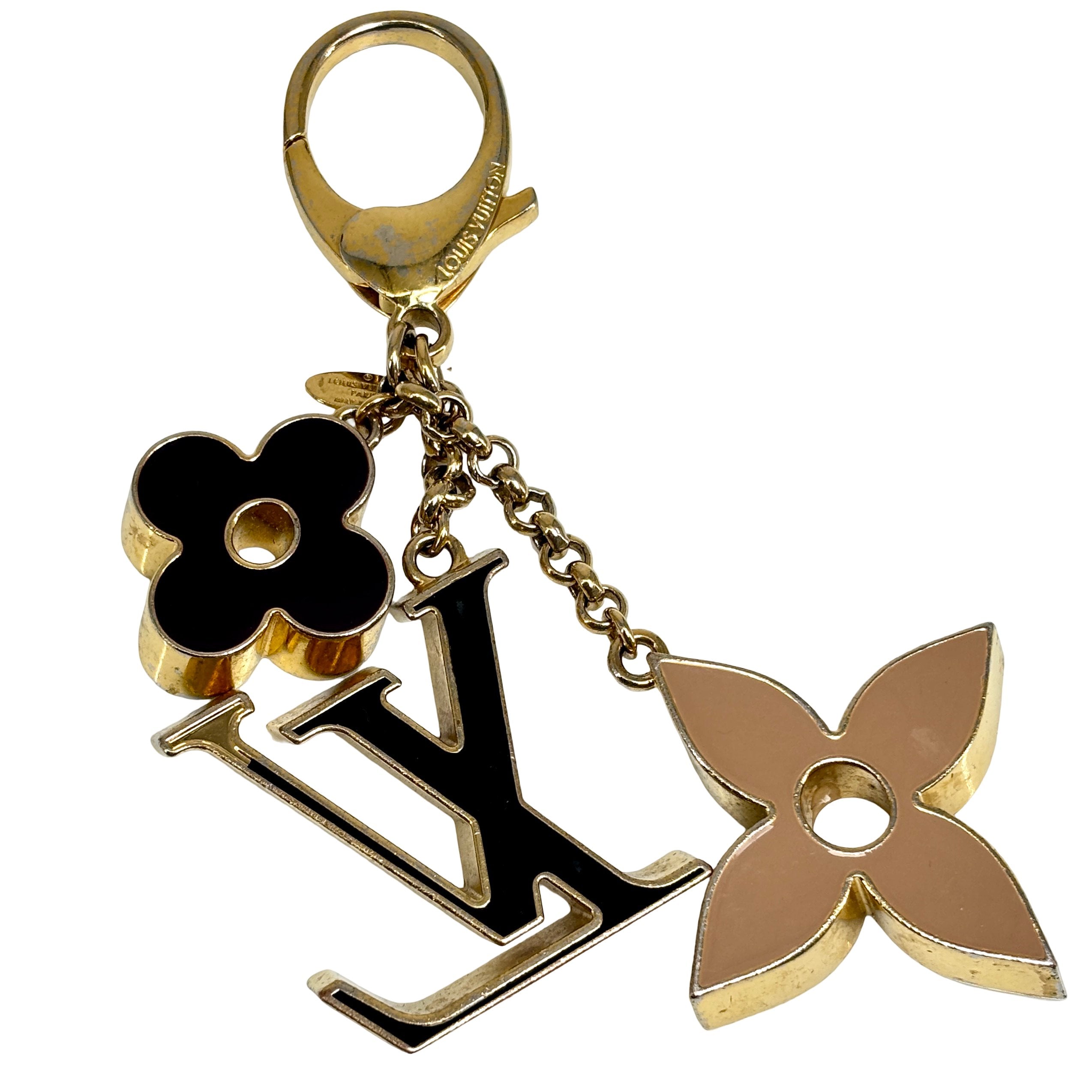 Louis Vuitton Bag Charm Gold Metal