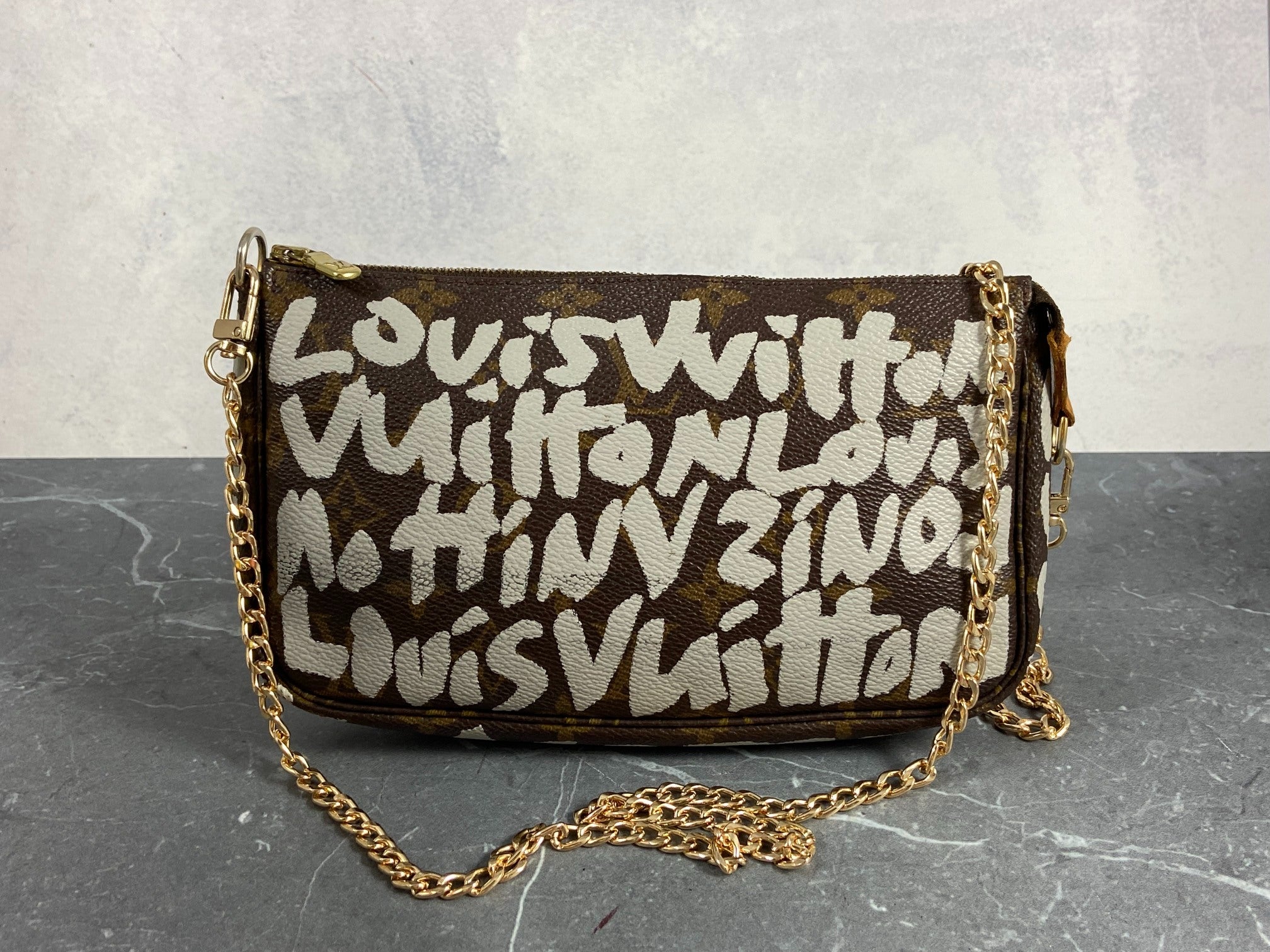 Louis Vuitton x Stephen Sprouse Pochette Accessoires Graffiti White
