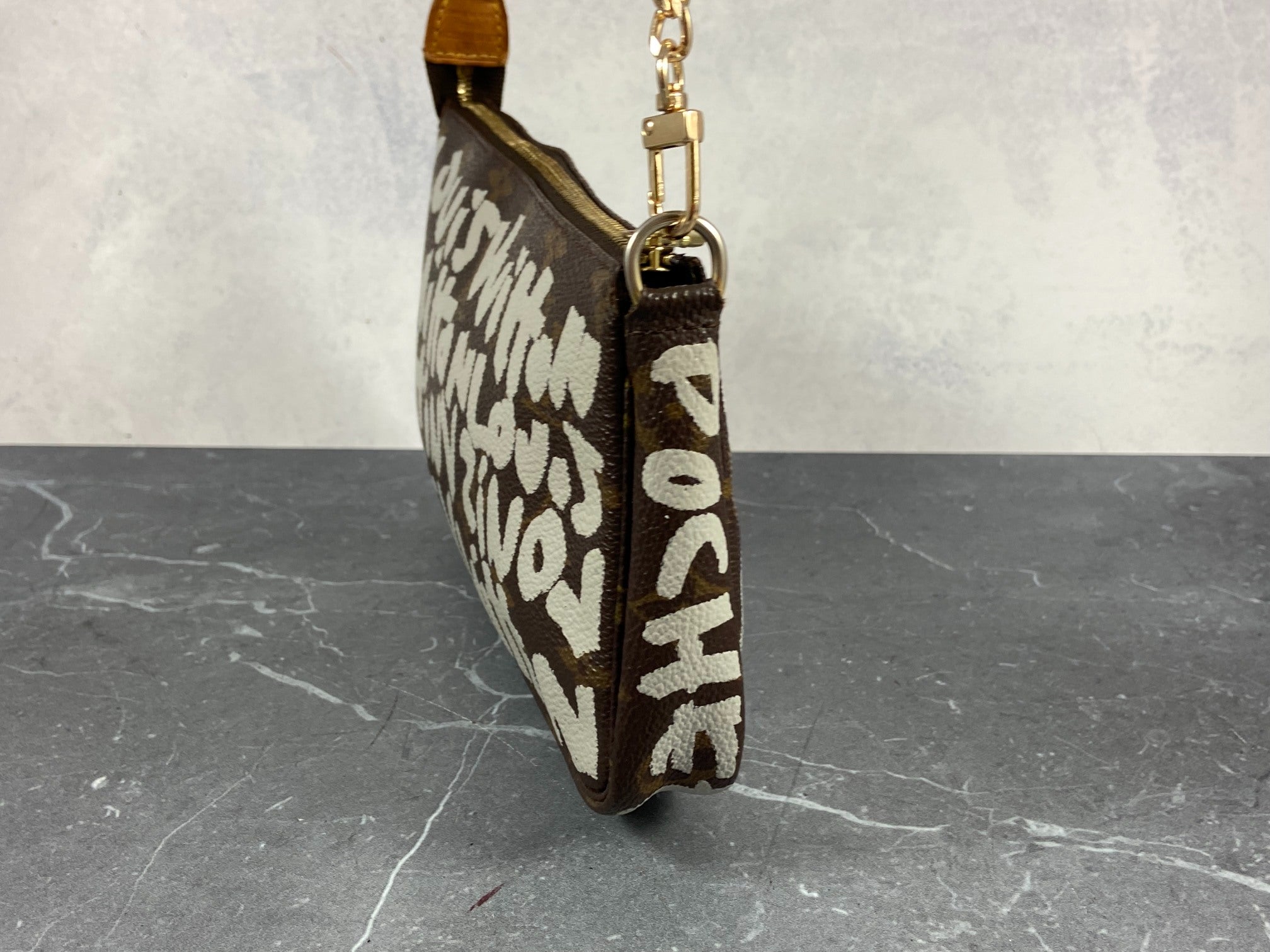Louis Vuitton x Stephen Sprouse Pochette Accessoires Graffiti White