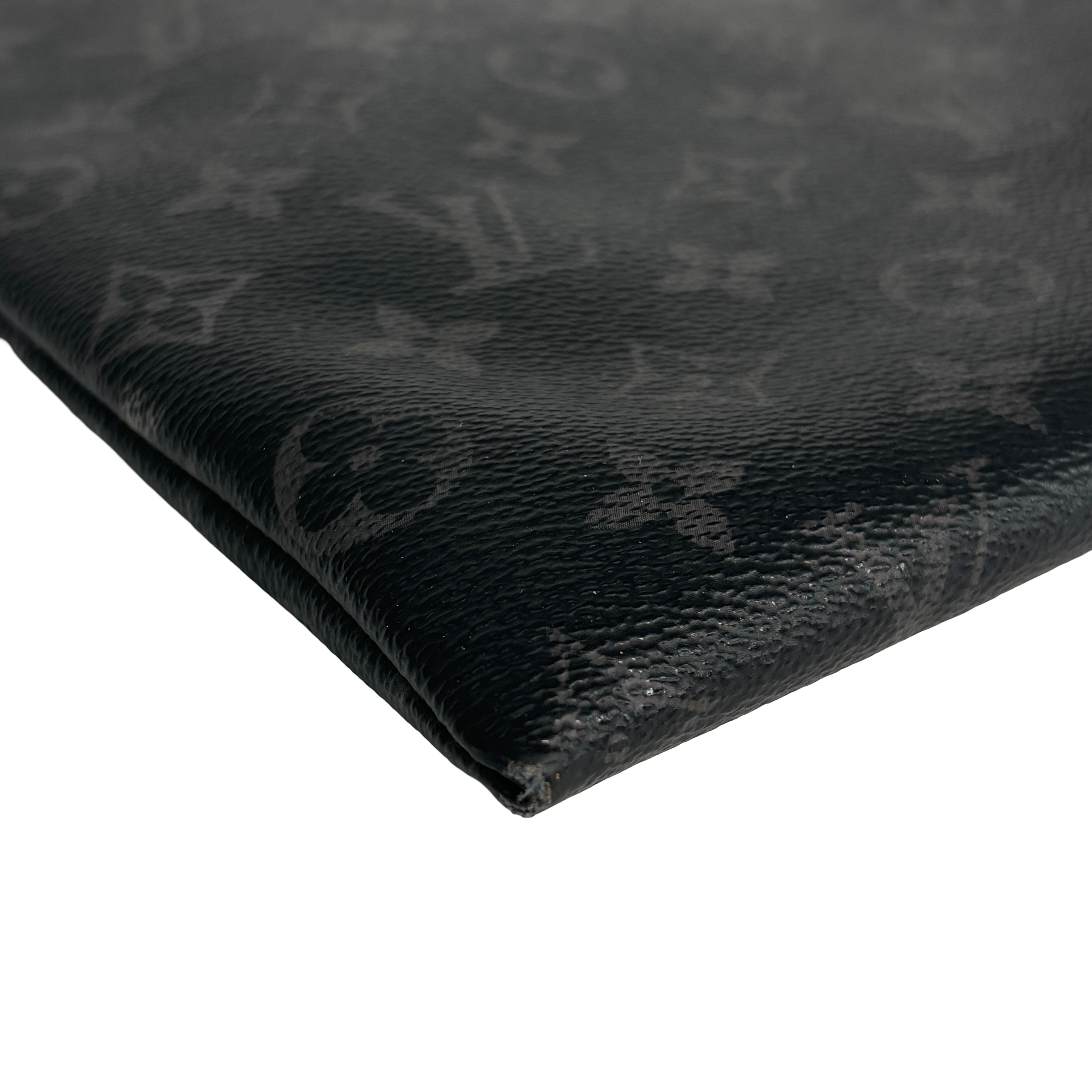 Louis Vuitton Pochette Voyage MM Black Monogram Eclipse Canvas