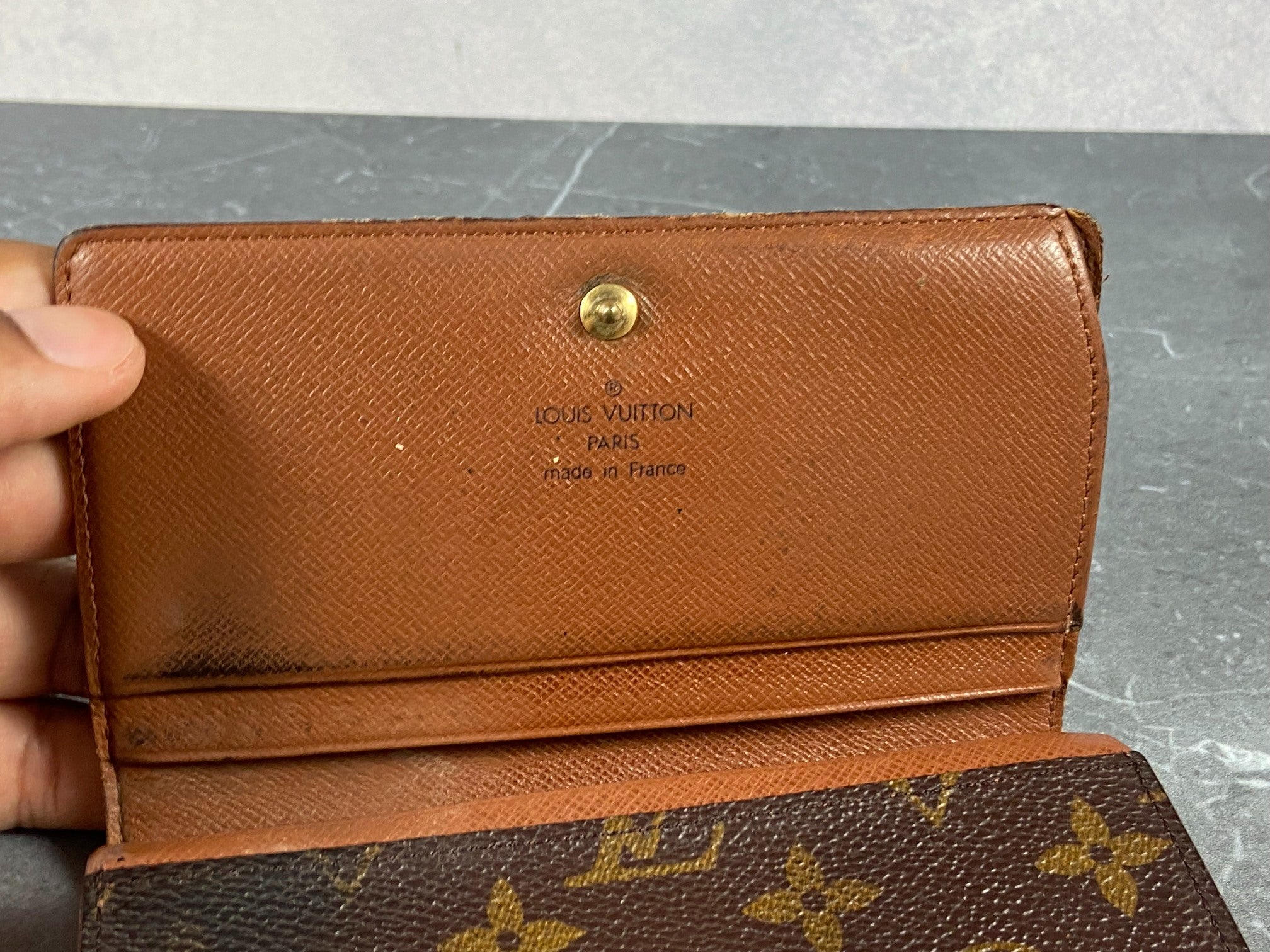 Louis Vuitton Porte-Monnaie Tresor Monogram Canvas