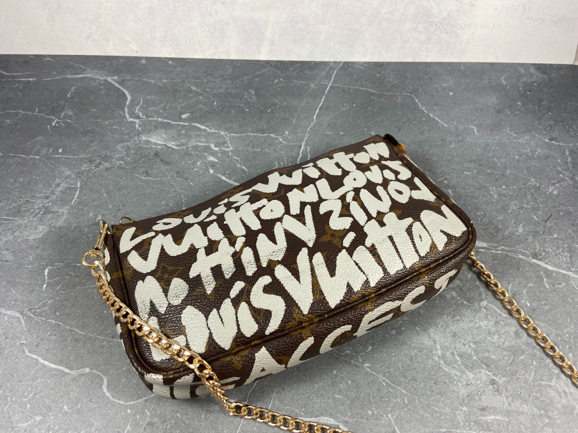 Louis Vuitton x Stephen Sprouse Pochette Accessoires Graffiti White