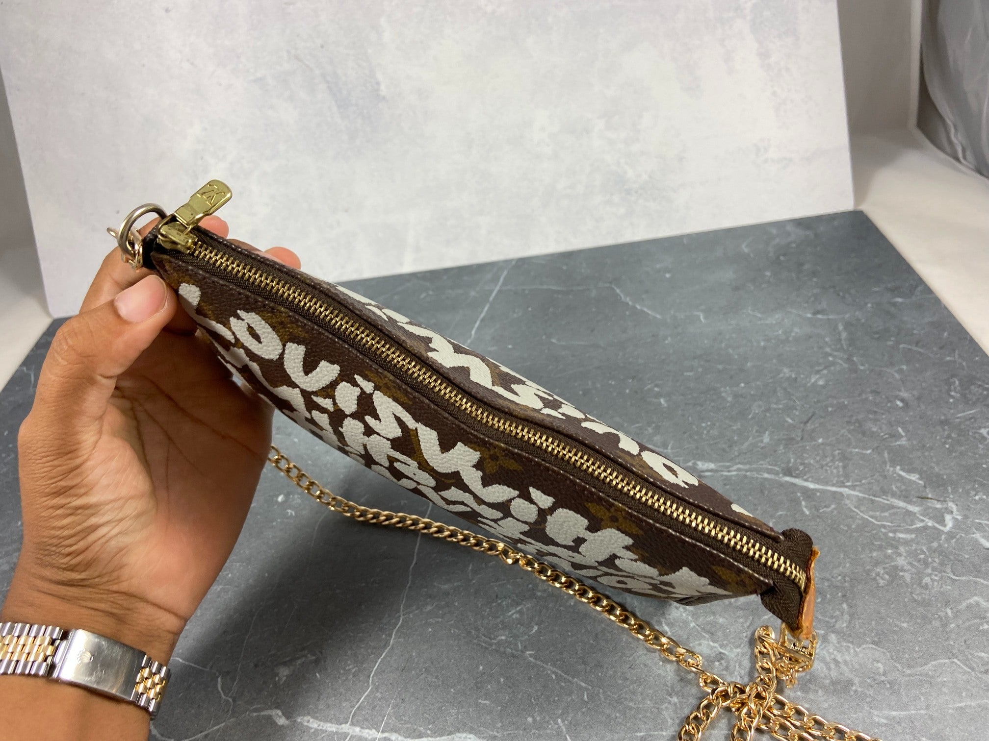 Louis Vuitton x Stephen Sprouse Pochette Accessoires Graffiti White