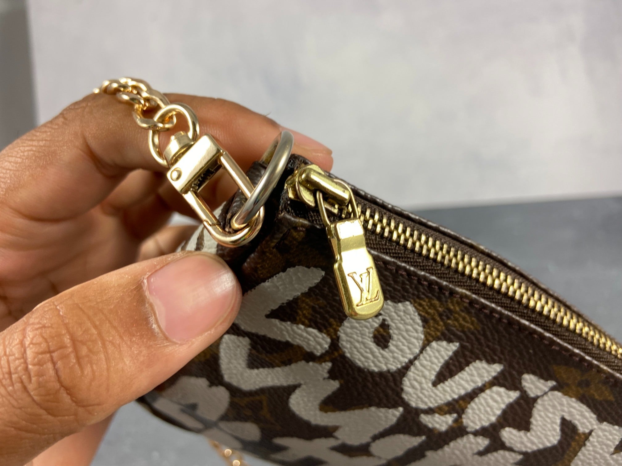 Louis Vuitton x Stephen Sprouse Pochette Accessoires Graffiti White