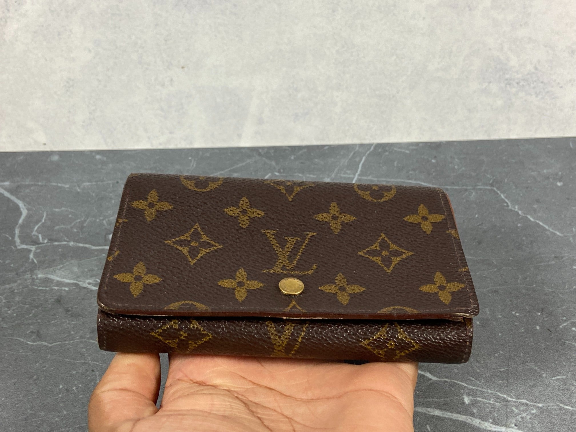 Louis Vuitton Porte-Monnaie Tresor Monogram Canvas