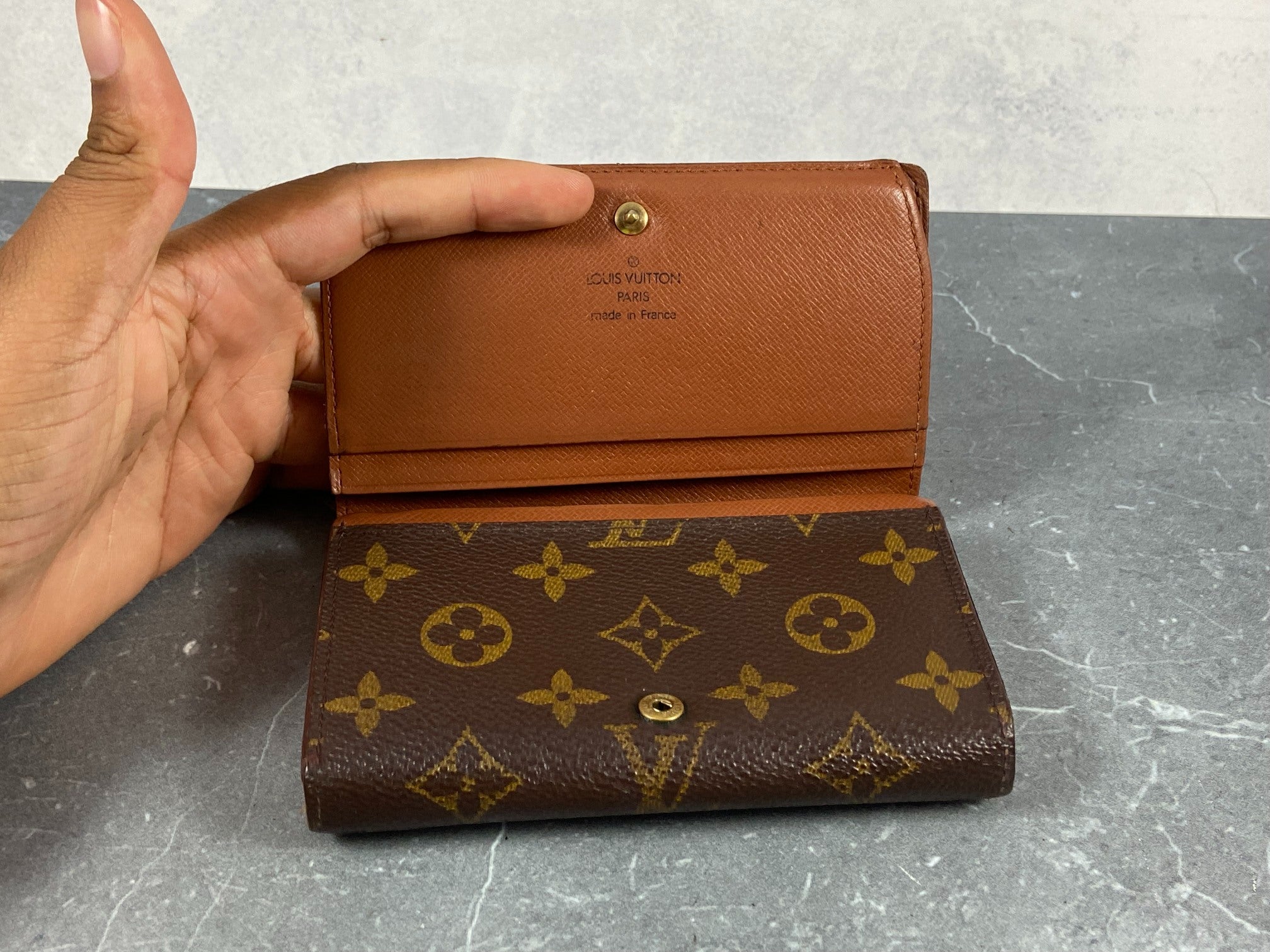 Louis Vuitton Porte-Monnaie Tresor Monogram Canvas