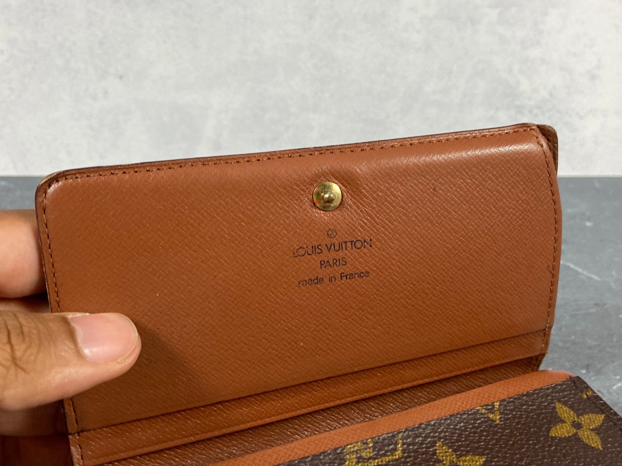 Louis Vuitton Porte-Monnaie Tresor Monogram Canvas