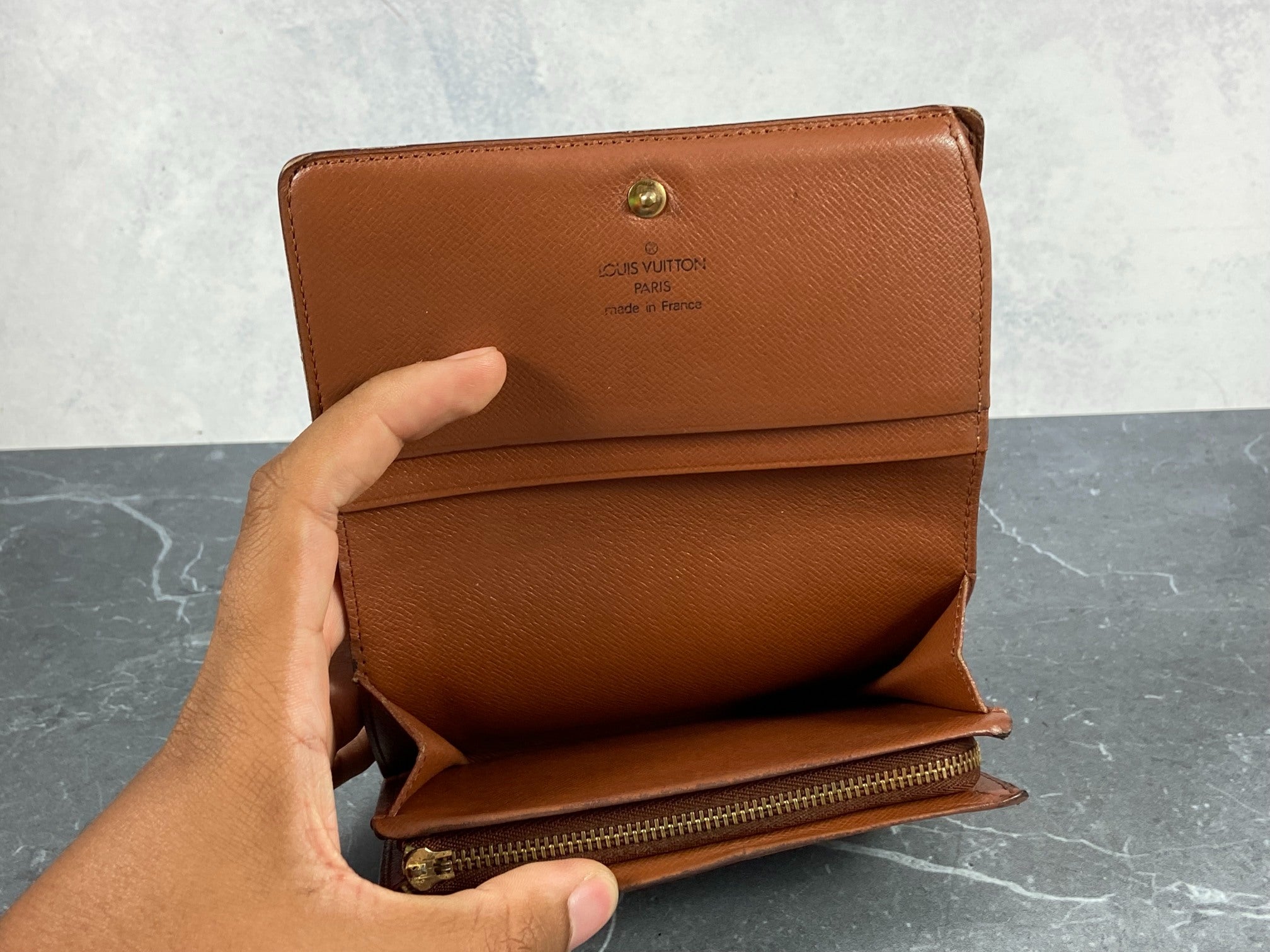 Louis Vuitton Porte-Monnaie Tresor Monogram Canvas