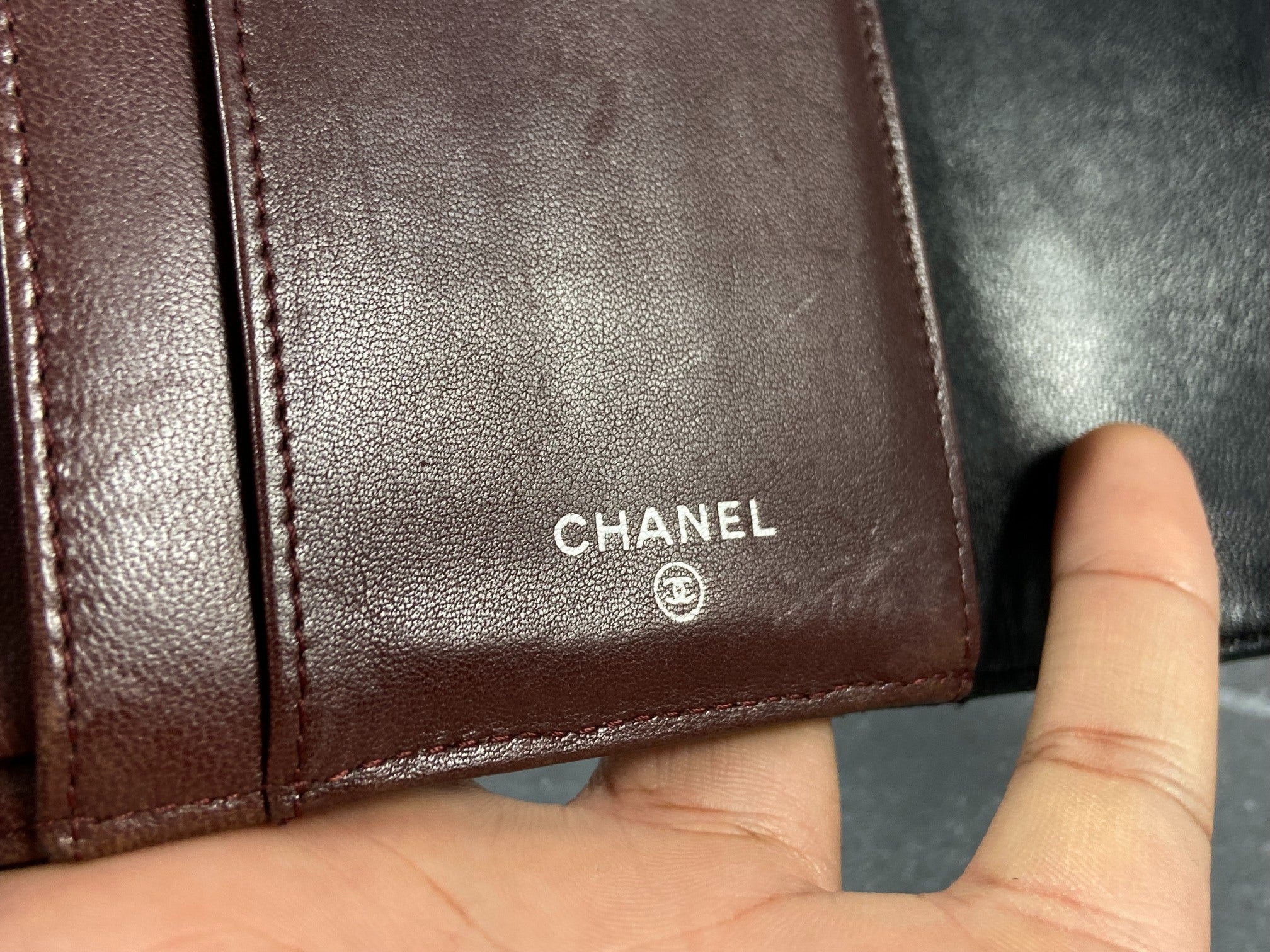 Chanel Timeless / Classic Matelasse Flap Wallet Black Leather