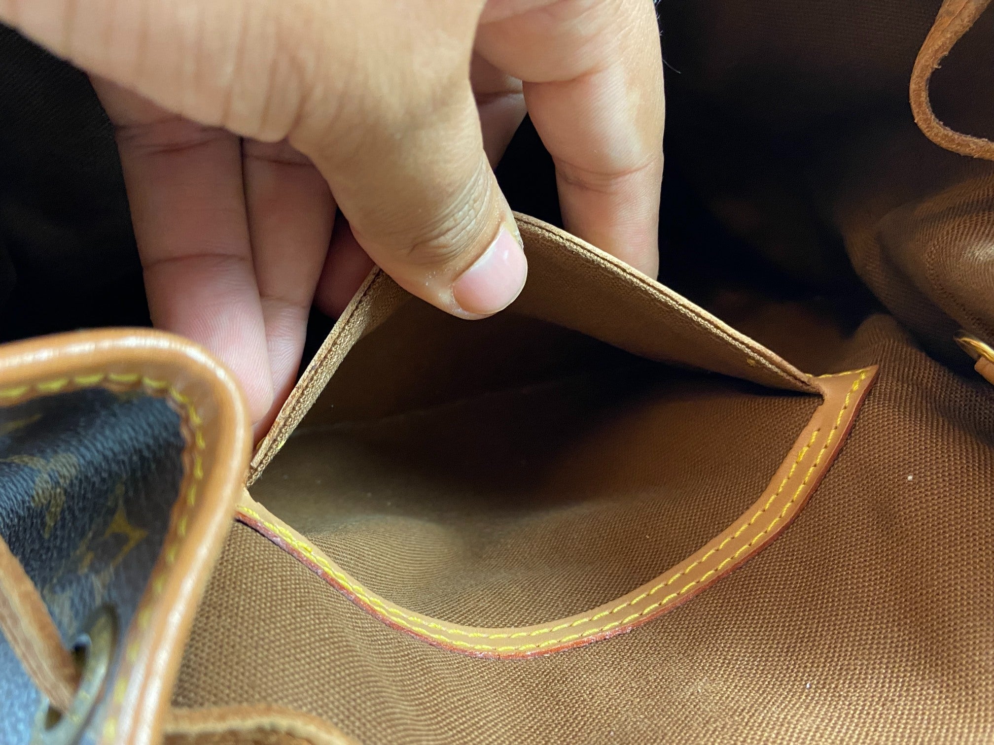 Louis Vuitton Montsouris MM Backpack Monogram Canvas