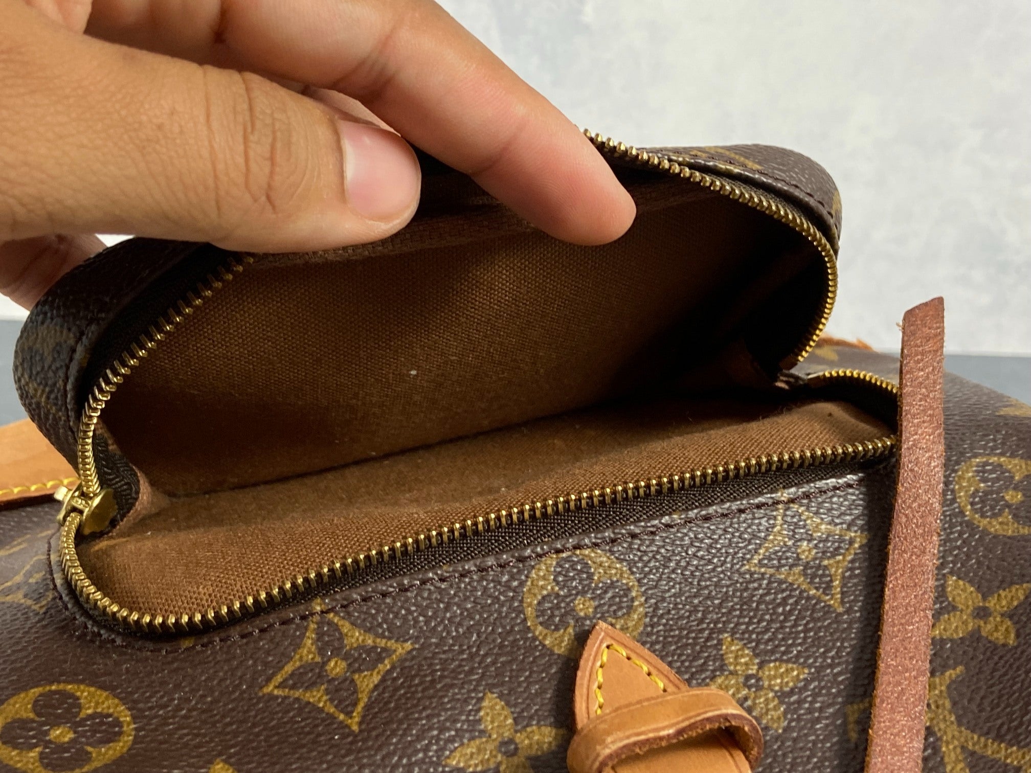 Louis Vuitton Montsouris MM Backpack Monogram Canvas