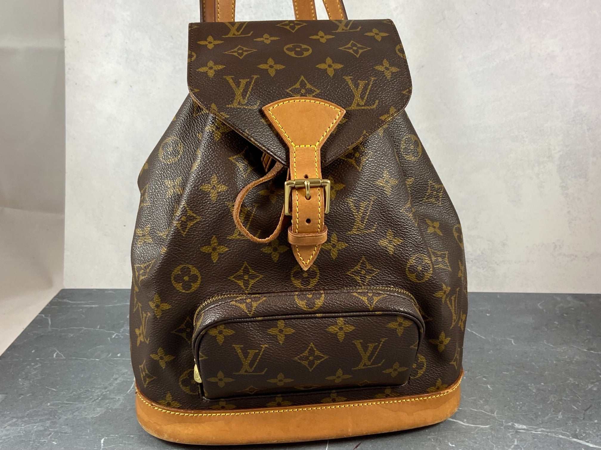 Louis Vuitton Montsouris MM Backpack Monogram Canvas