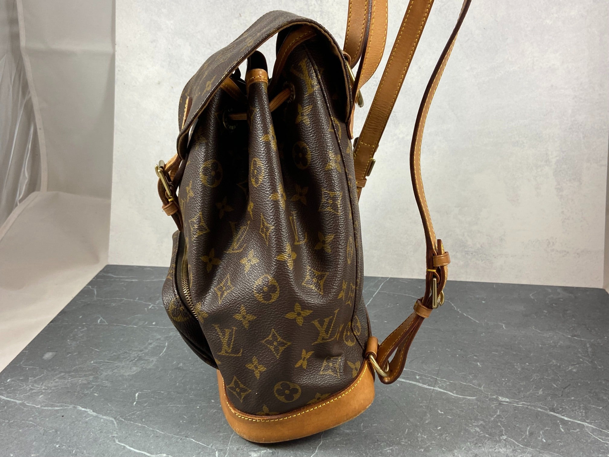Louis Vuitton Montsouris MM Backpack Monogram Canvas