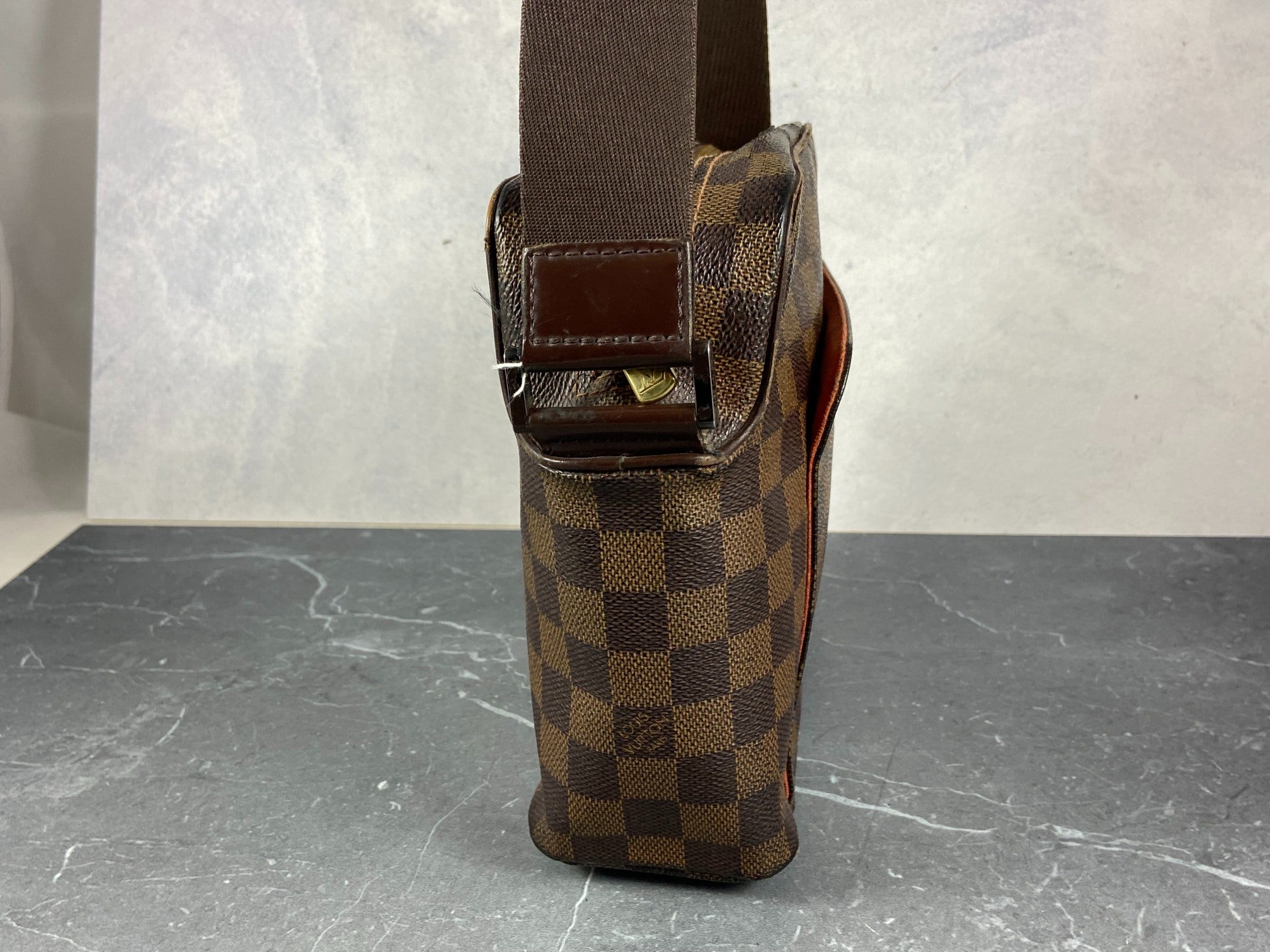 Louis Vuitton Olav PM Messenger Bag Damier Ebene Canvas
