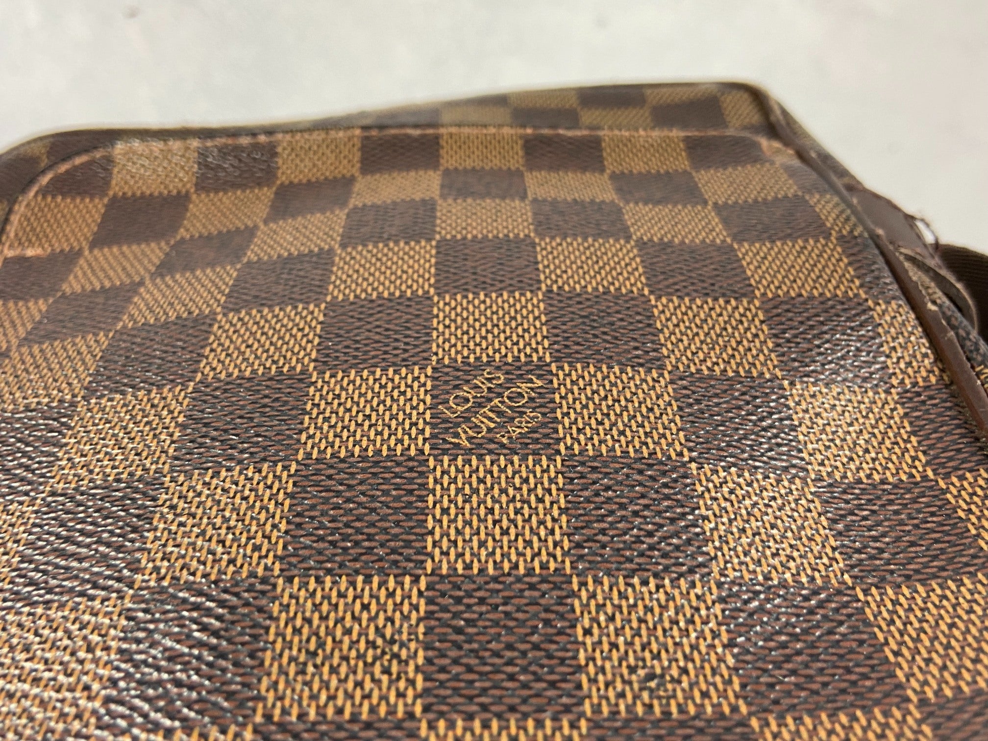 Louis Vuitton Olav PM Messenger Bag Damier Ebene Canvas