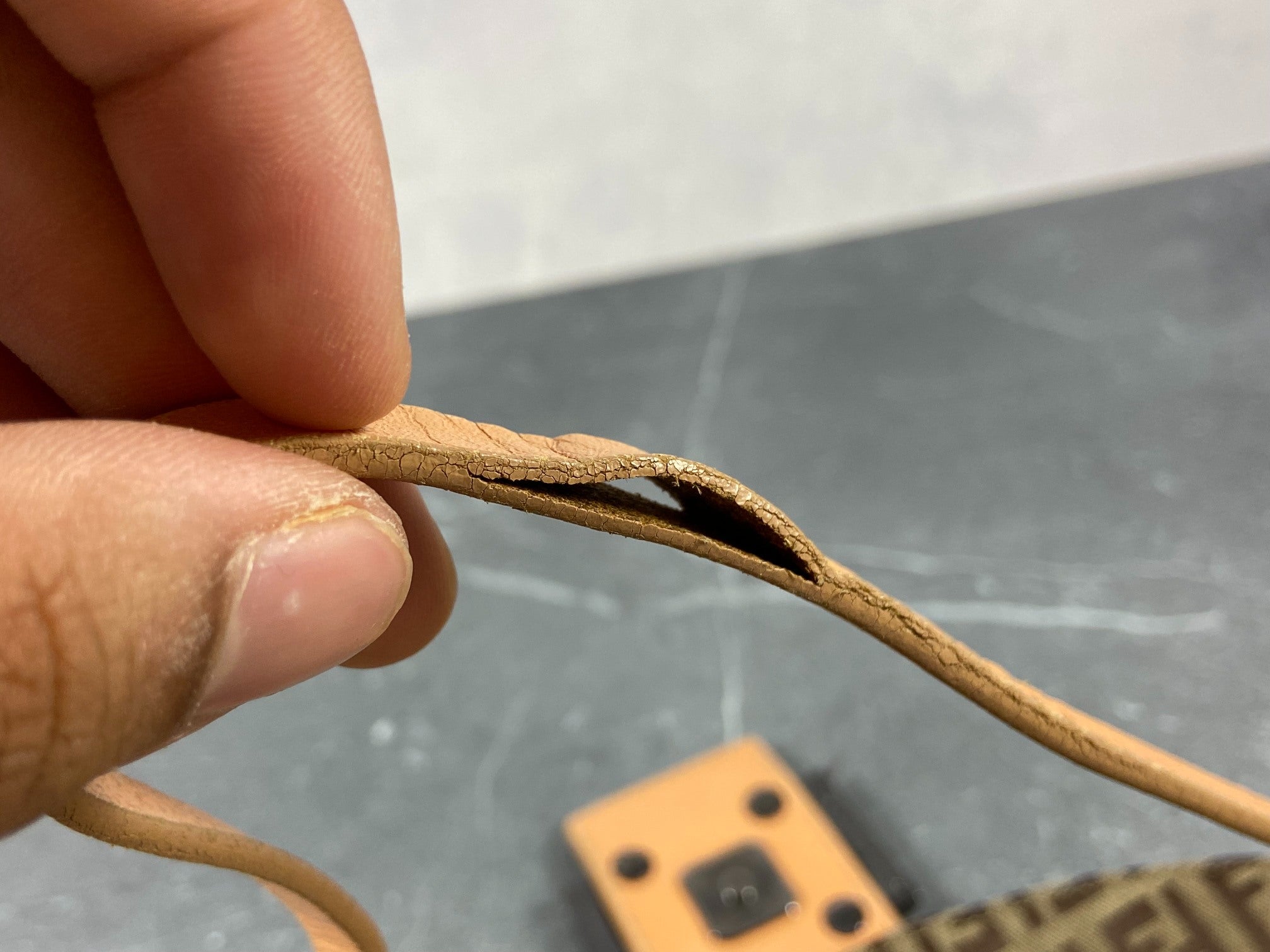 Fendi Mamma Baguette Bag Beige Zucchino Monogram