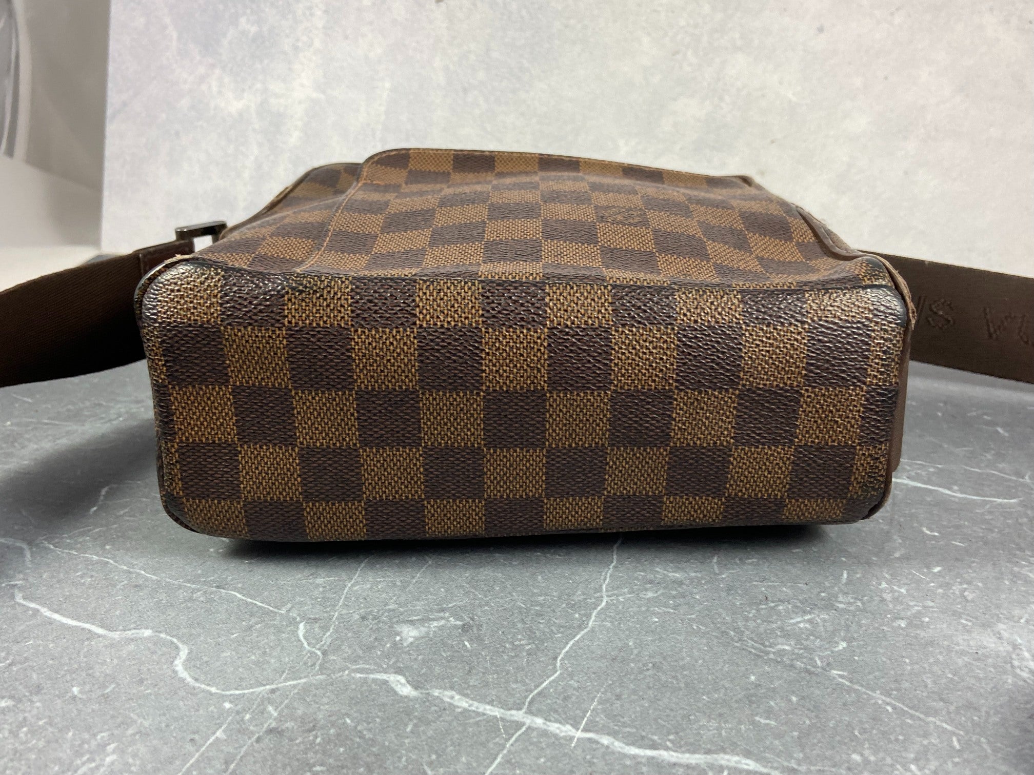 Louis Vuitton Olav PM Messenger Bag Damier Ebene Canvas