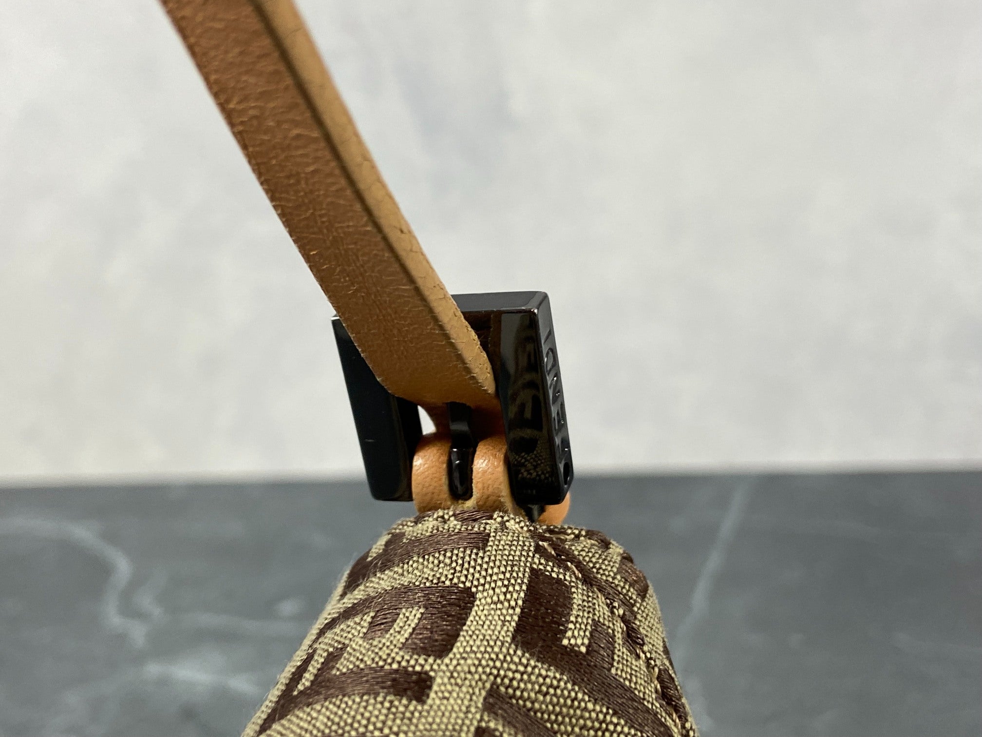 Fendi Mamma Baguette Bag Beige Zucchino Monogram