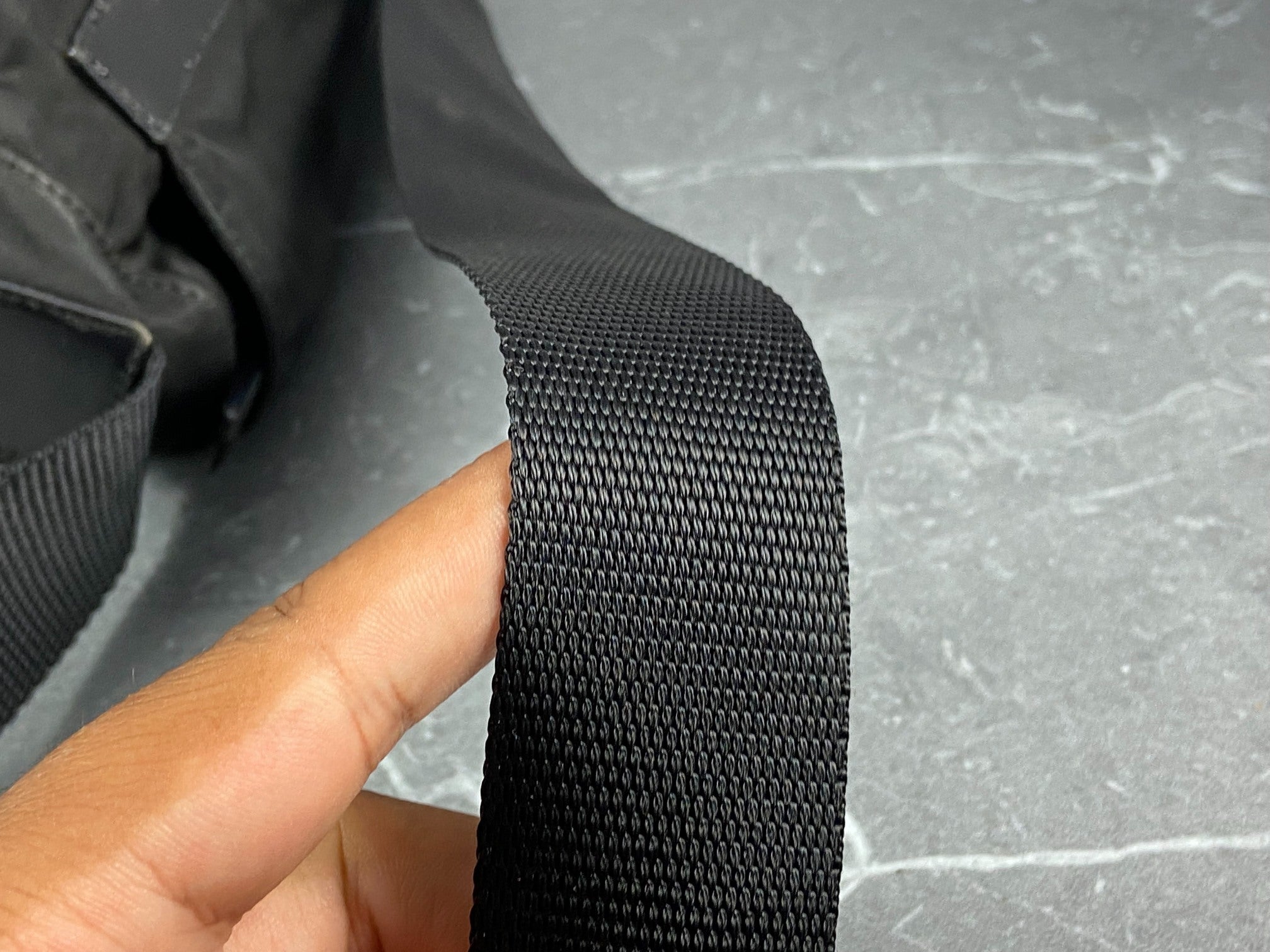 Prada Tessuto Nylon Shoulder / Messenger Bag Black