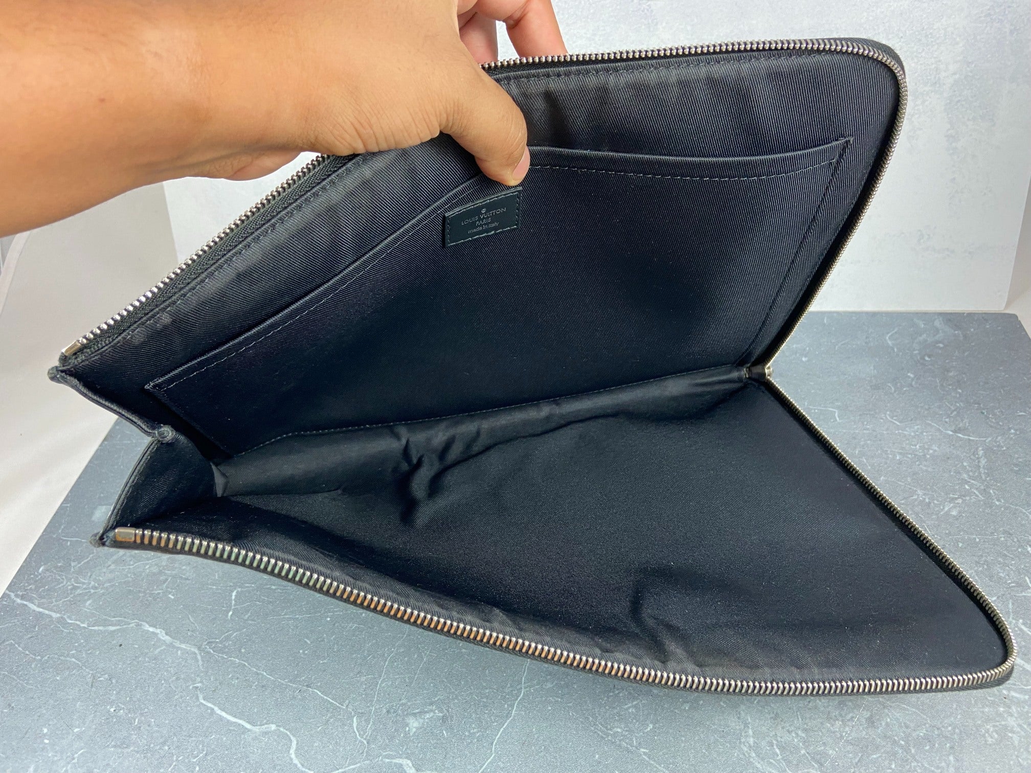 Louis Vuitton Pochette Jour GM Damier Graphite Canvas