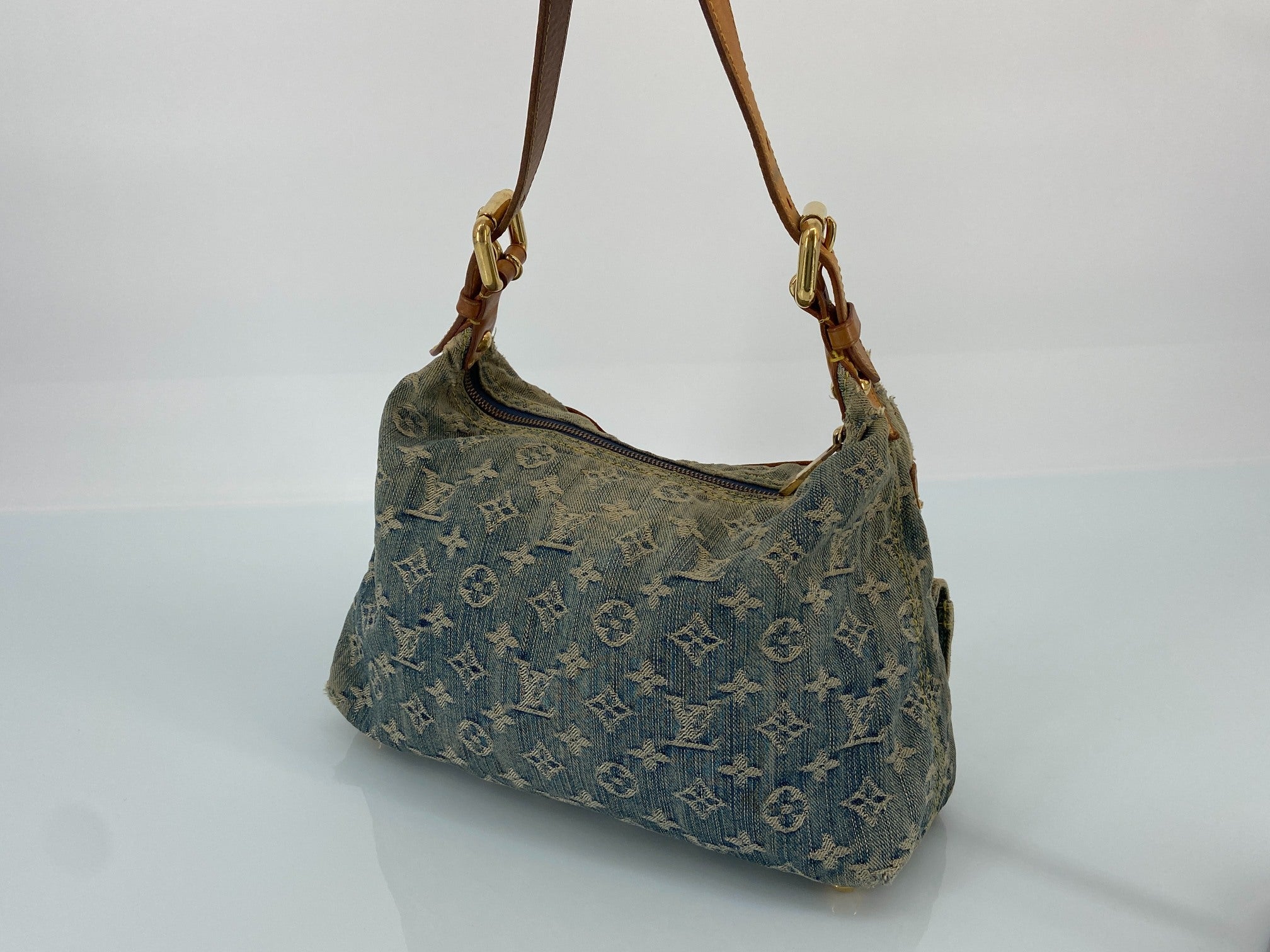 Louis Vuitton Baggy PM Monogram Canvas Bag Blue