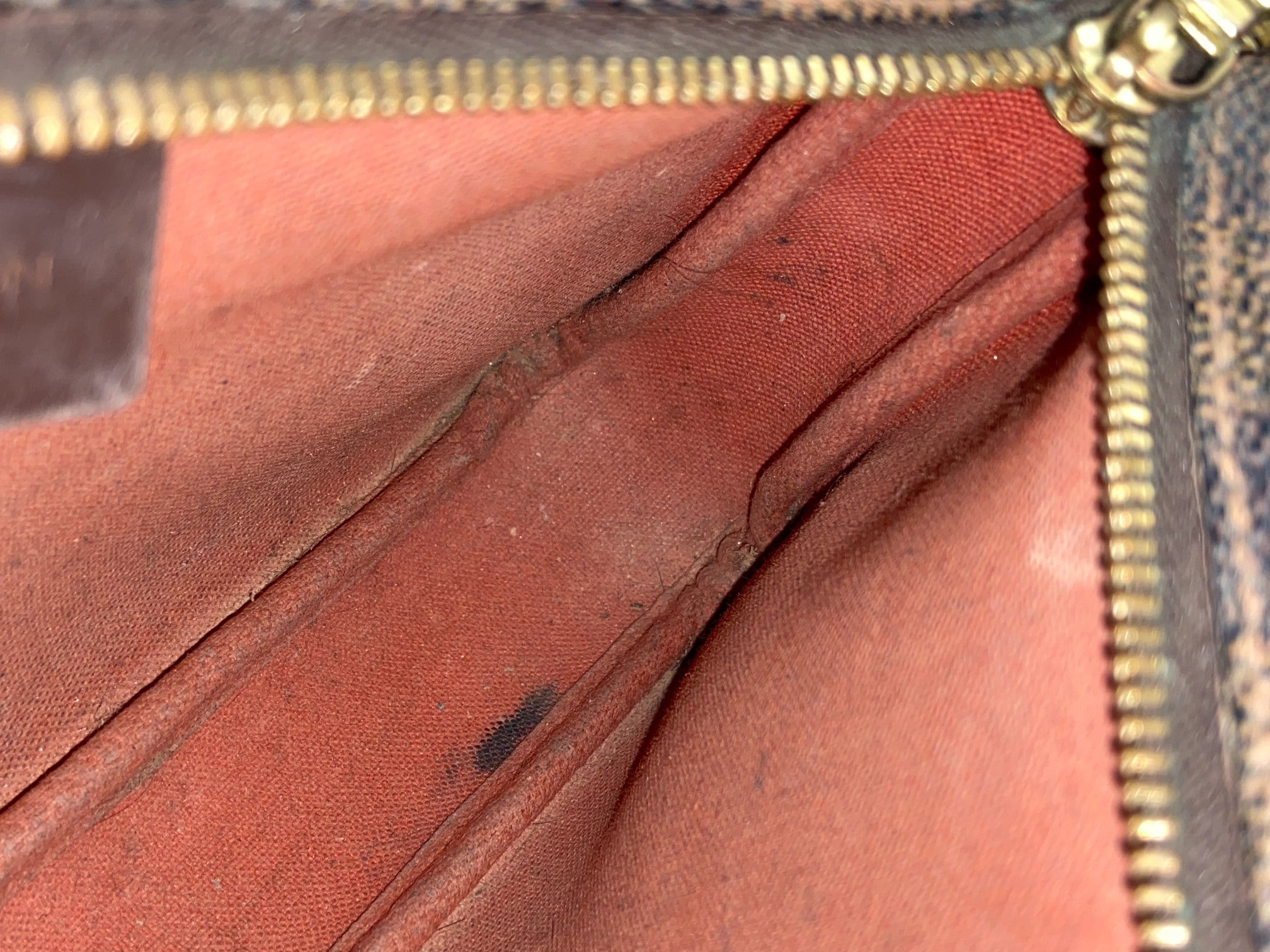 Louis Vuitton Navona Pochette Accessoires Damier Ebene Canvas