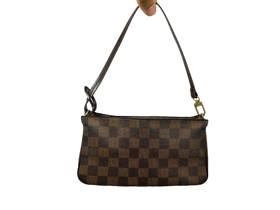 Louis Vuitton Navona Pochette Accessoires Damier Ebene Canvas
