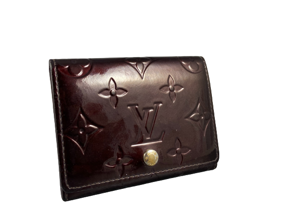 Louis Vuitton Small Wallet Amaranth Vernis Leather