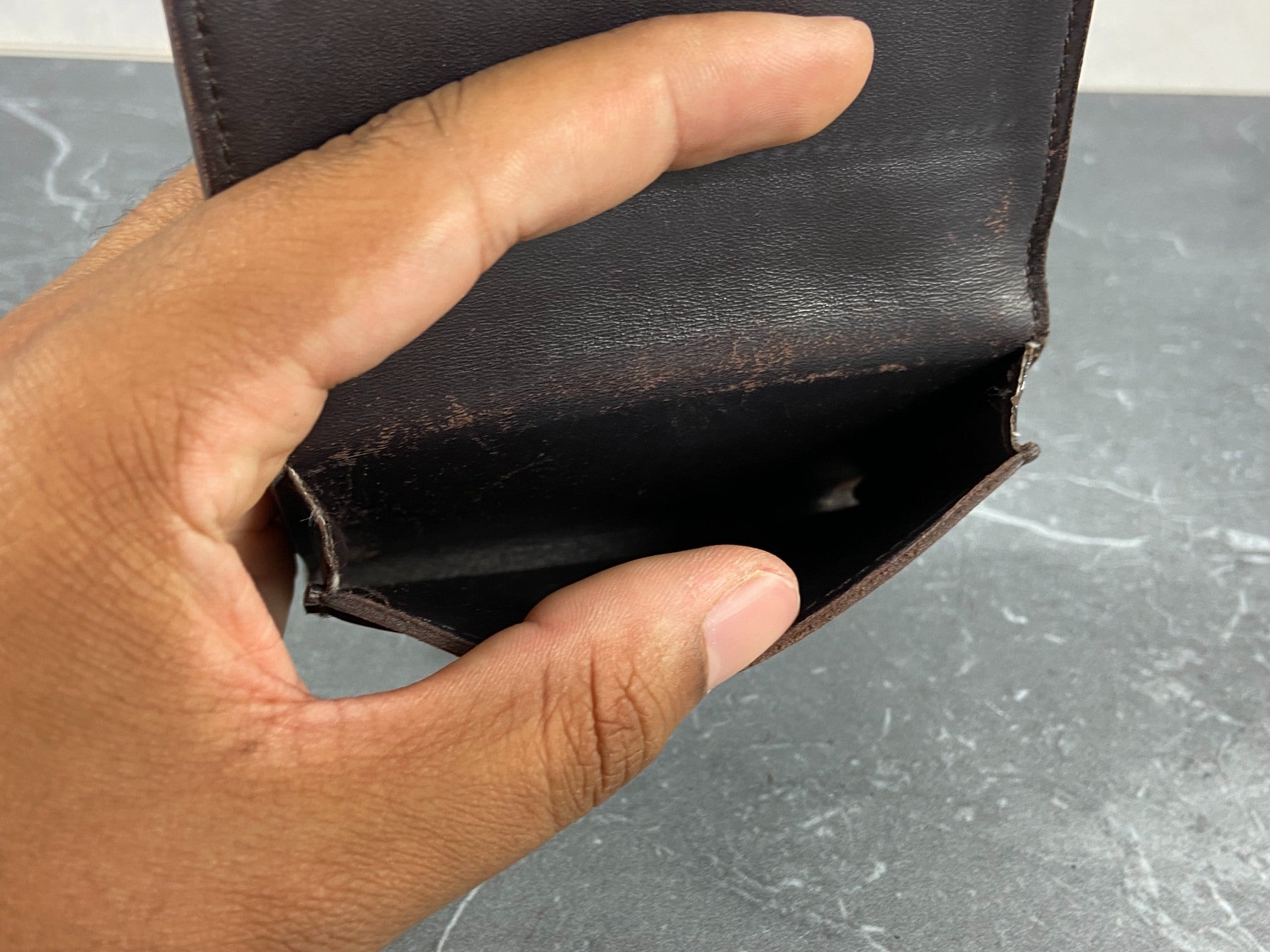 Louis Vuitton Small Wallet Amaranth Vernis Leather