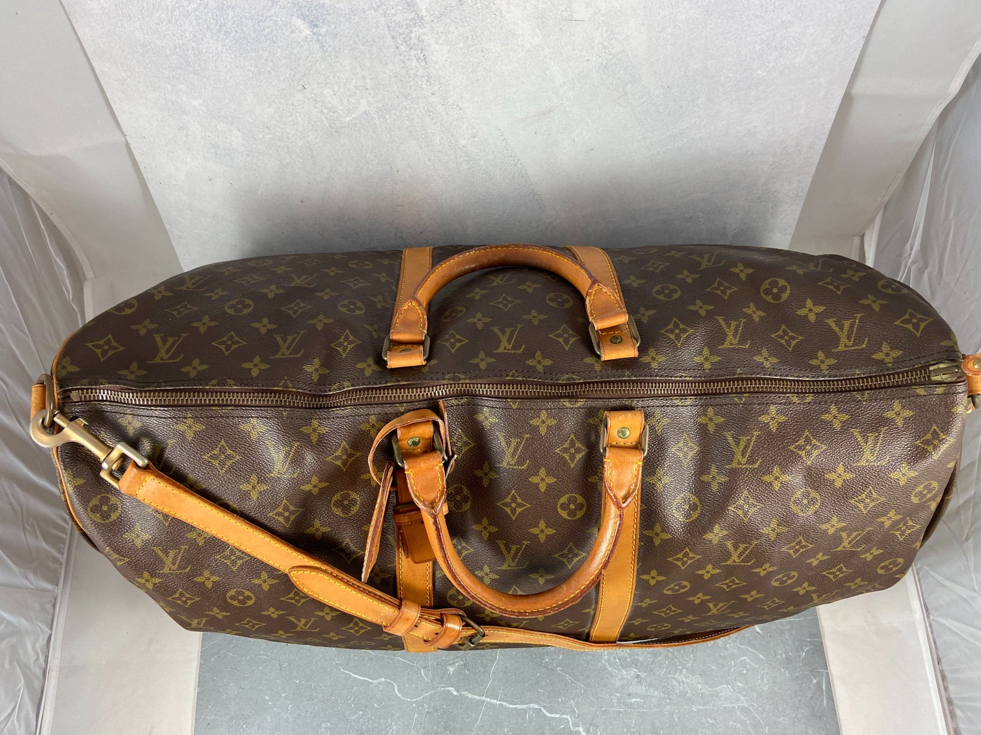 Louis Vuitton Keepall 60 Bandouliere Monogram Canvas