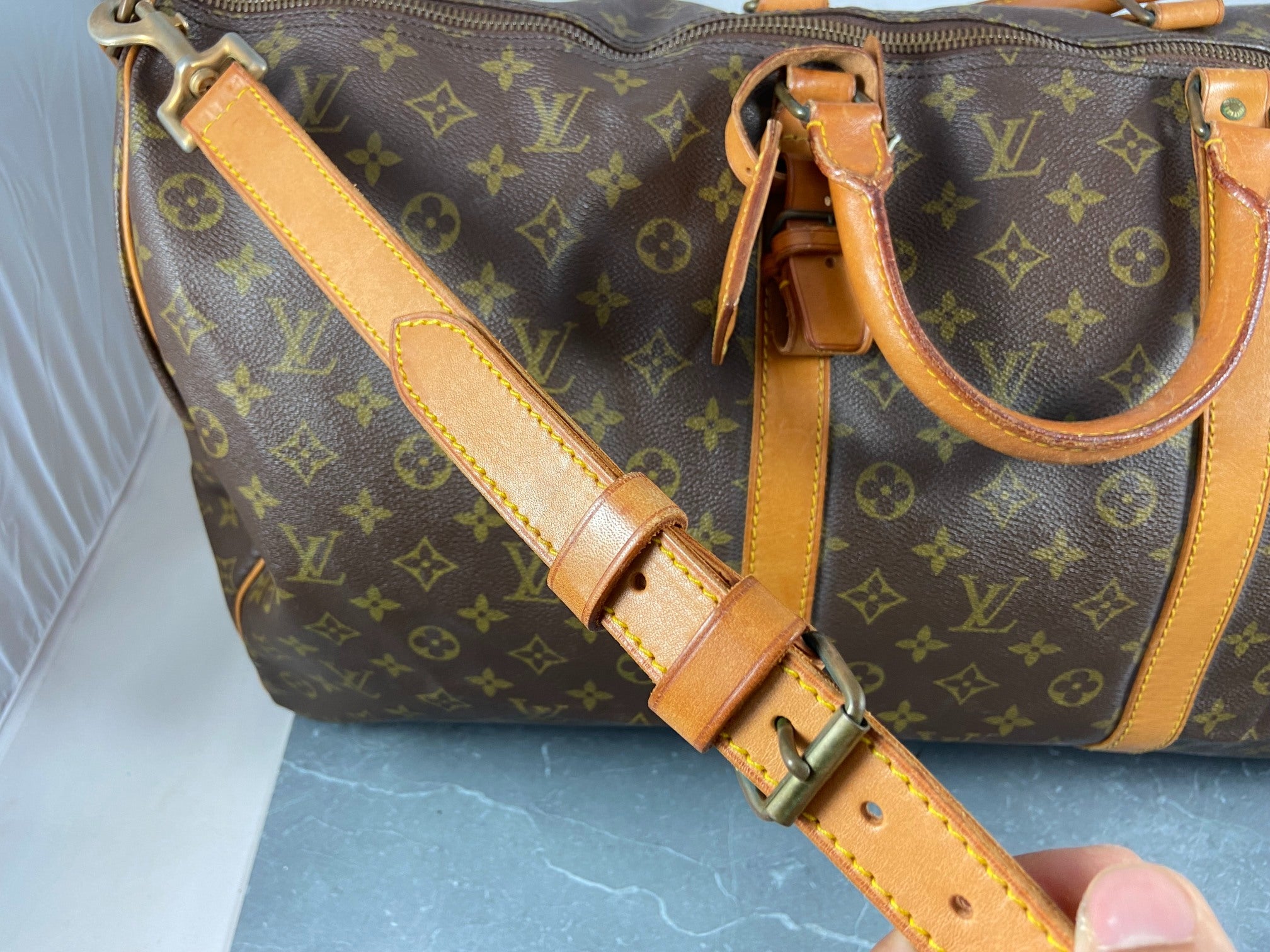 Louis Vuitton Keepall 60 Bandouliere Monogram Canvas