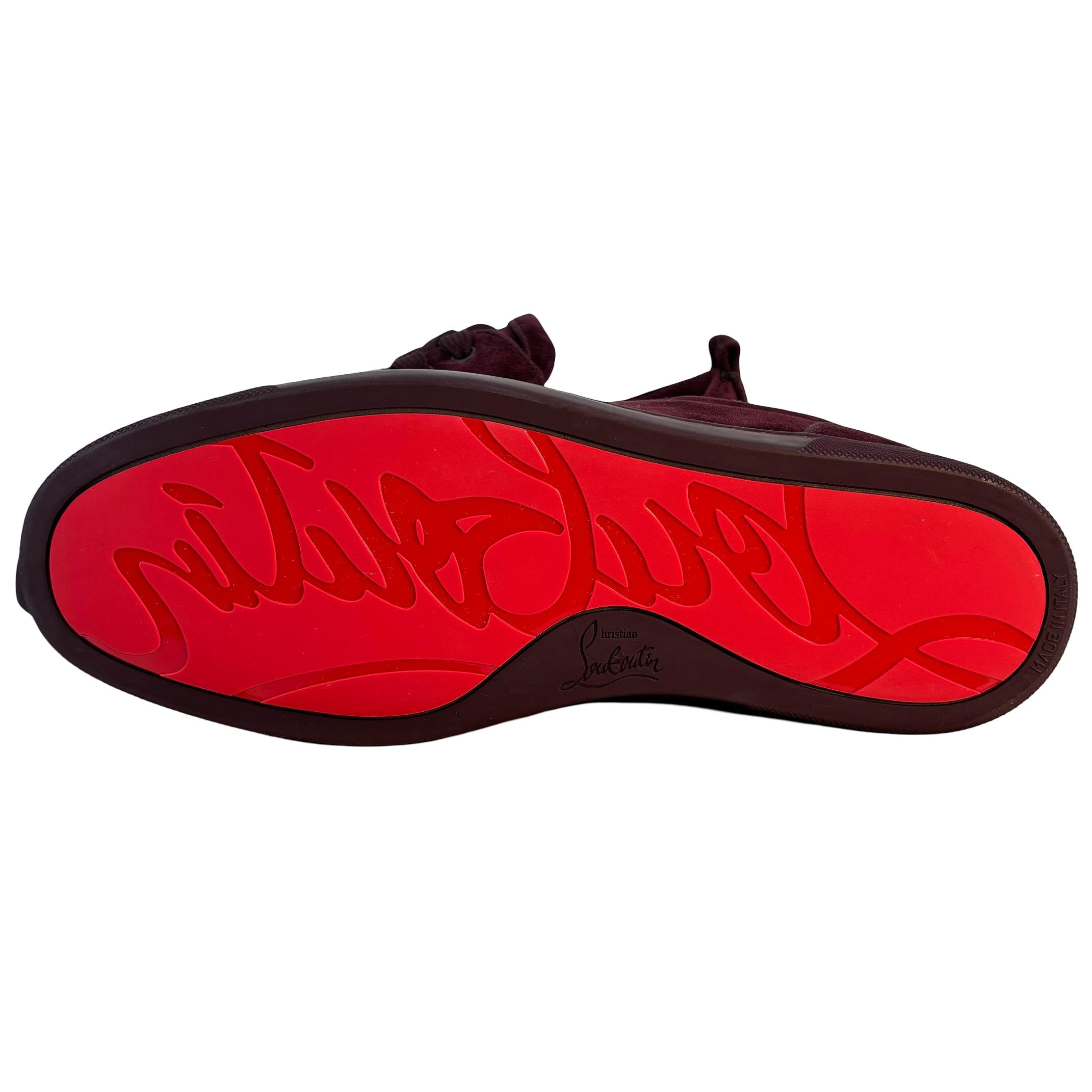 Christian Louboutin Louis Junior Orlato Flat 41.5 Amara Velour
