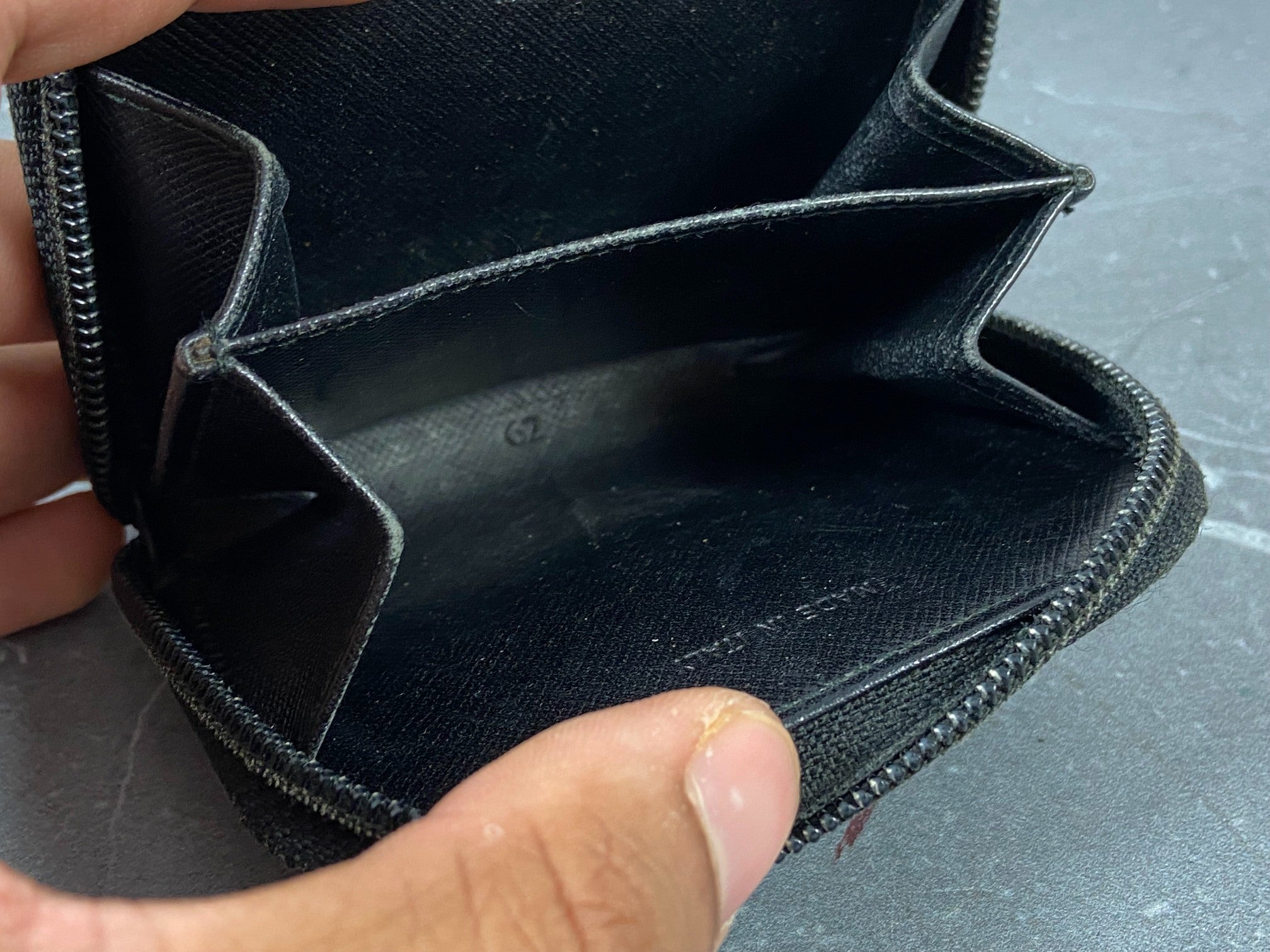 Prada Tessuto Nylon Zippy Compact Wallet Black