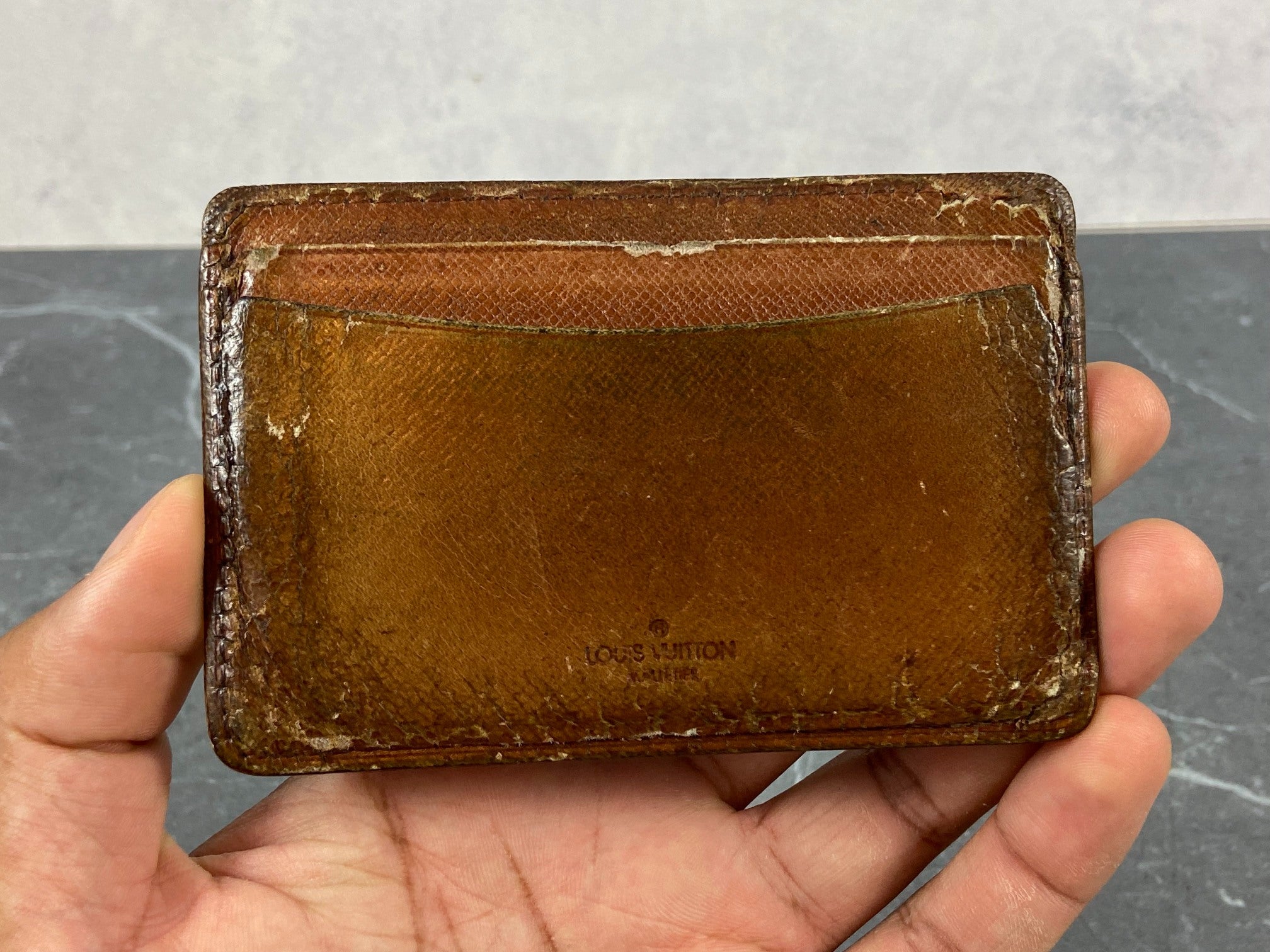 Louis Vuitton Porte-cartes Simple Cardholder Monogram Canvas