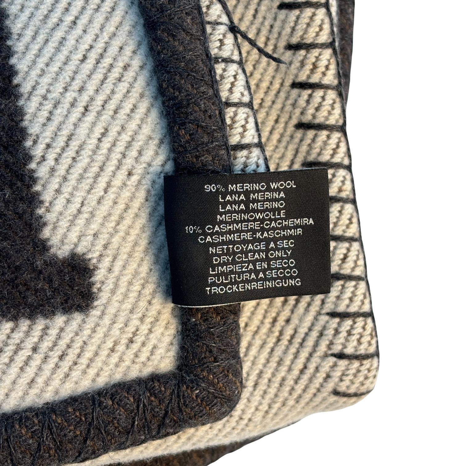 Hermès Avalon Blanket Black