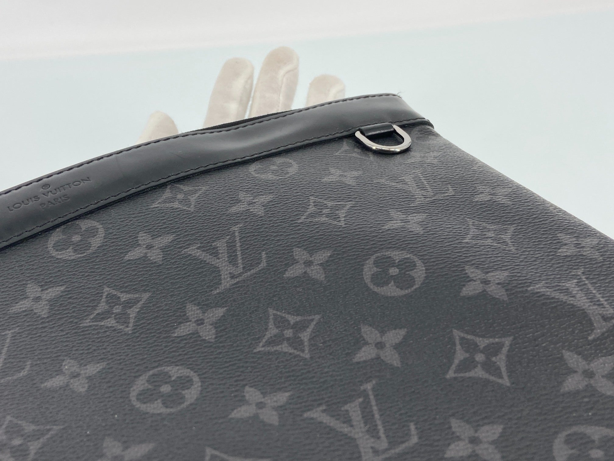 Louis Vuitton Pochette Discovery GM Monogram Eclipse Canvas
