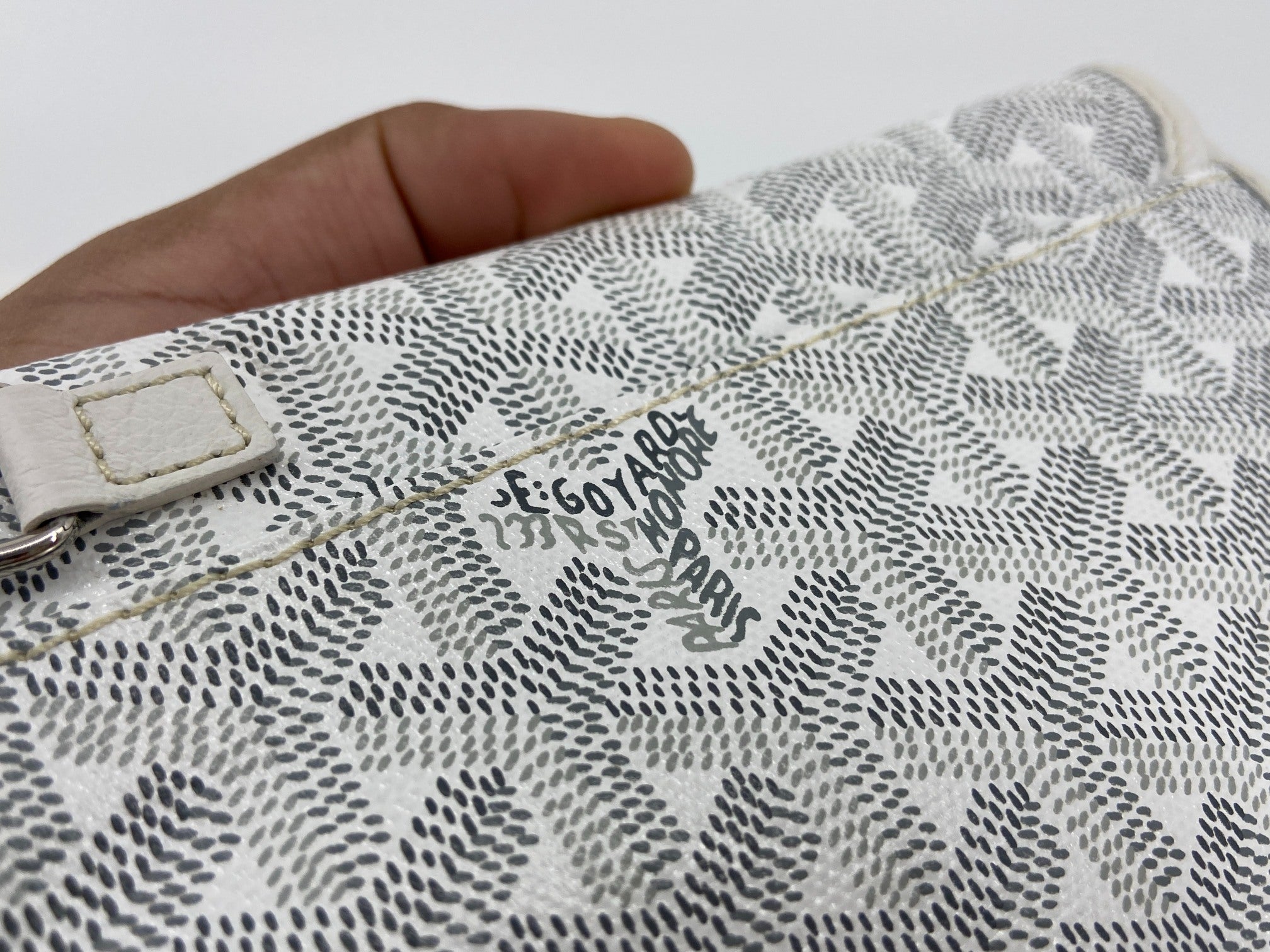 Goyard Saint Louis Pouch White Monogram