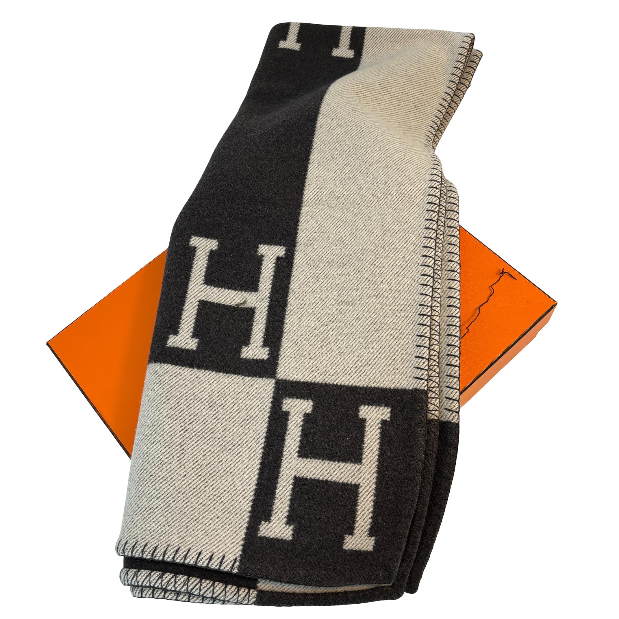 Hermès Avalon Blanket Black