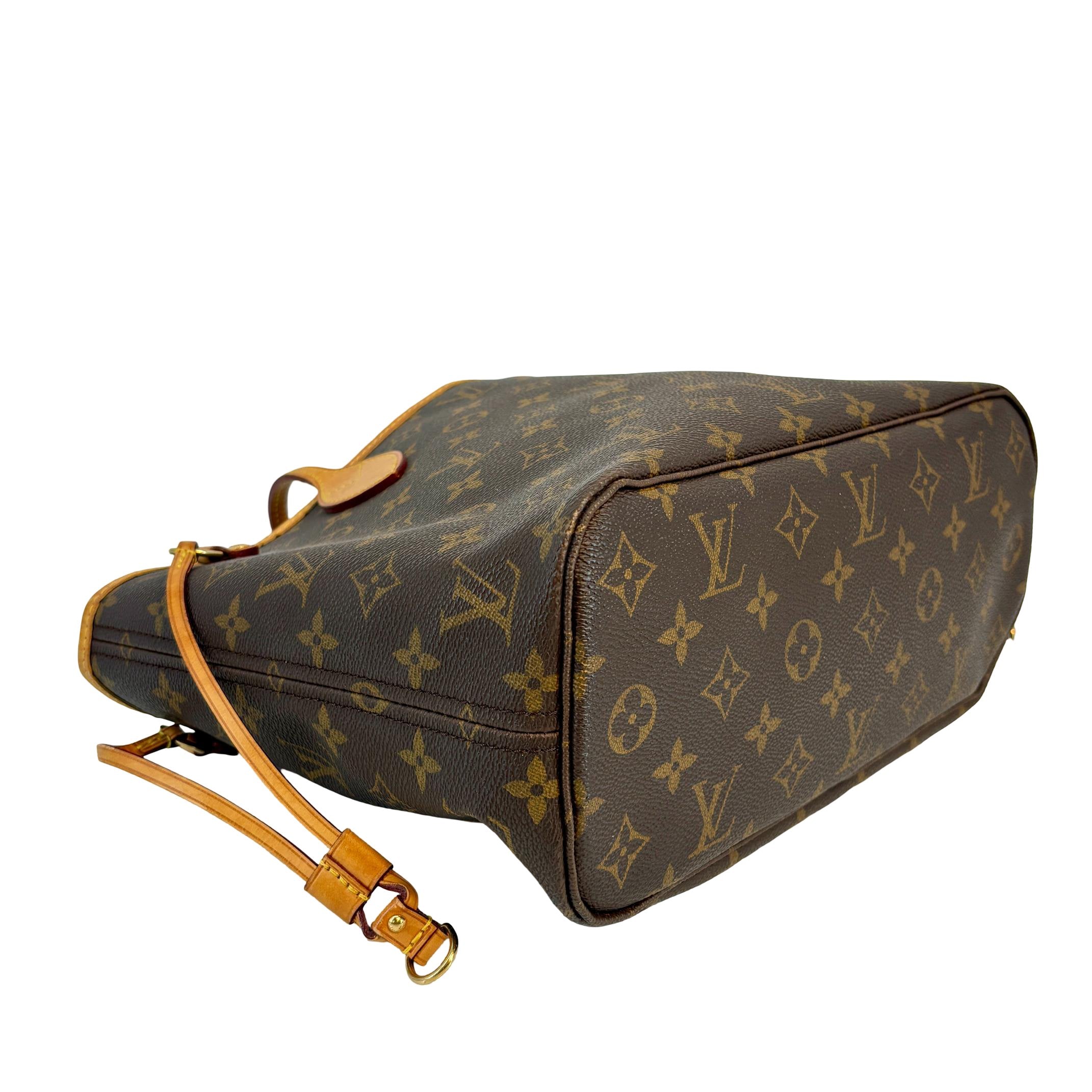 Louis Vuitton Neverfull PM Braun Monogram Canvas