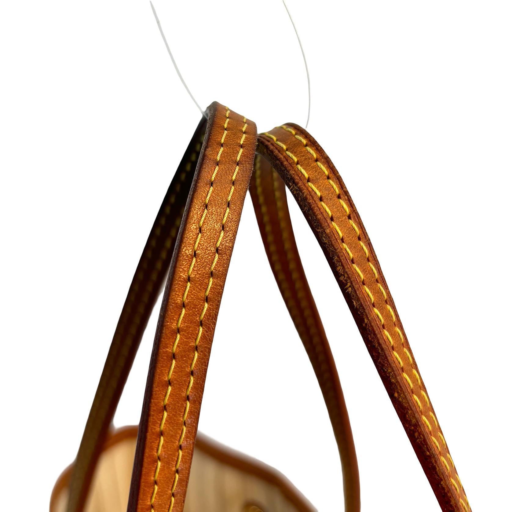 Louis Vuitton Neverfull PM Weiß Damier Azur Canvas