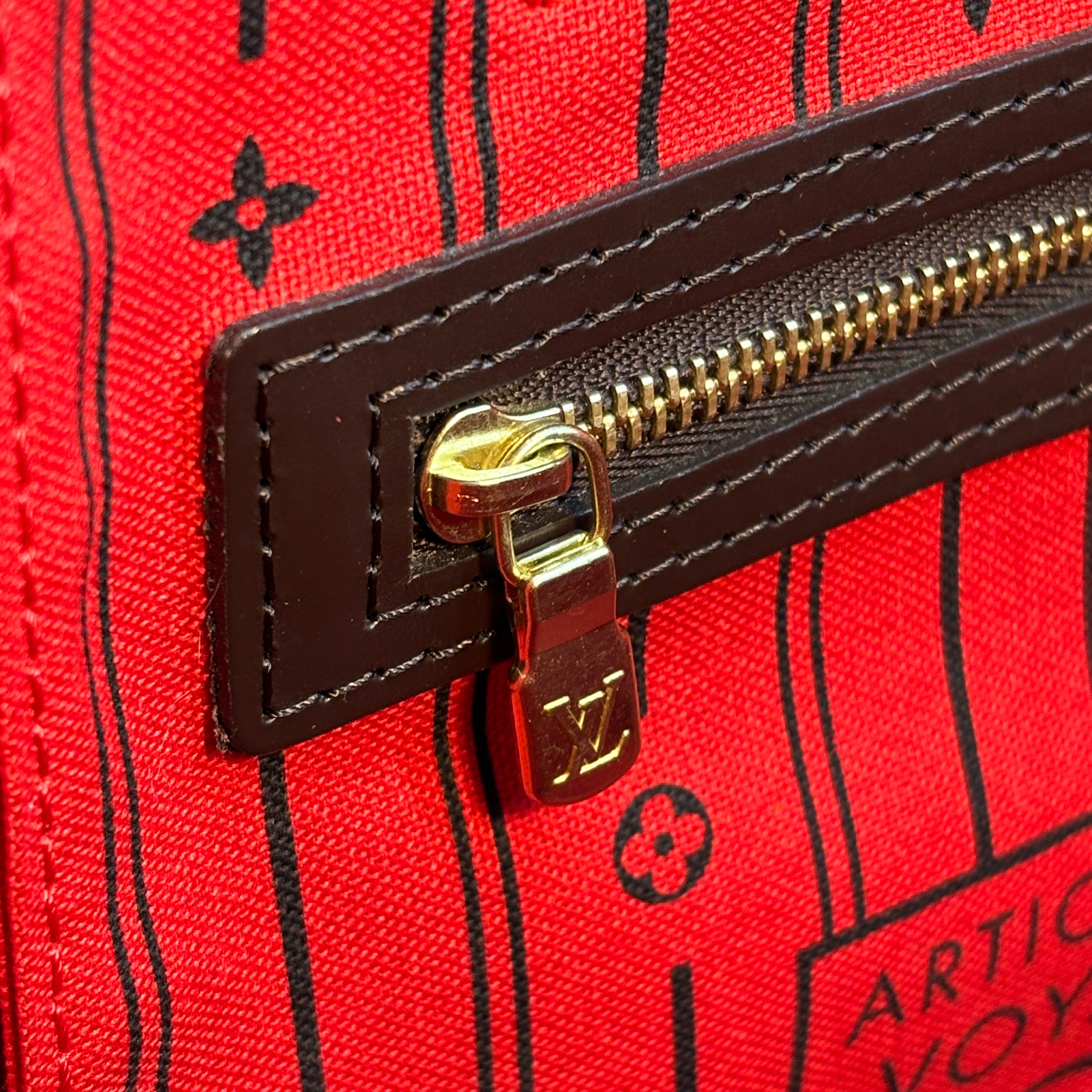 Louis Vuitton Neverfull MM Braun Damier Ebene Canvas