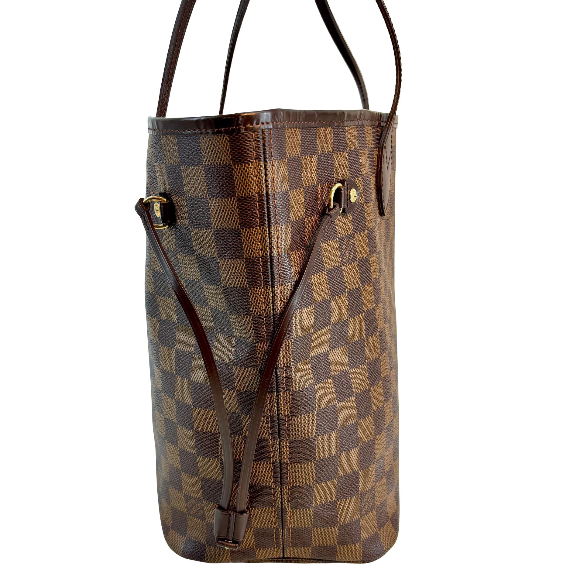 Louis Vuitton Neverfull MM Braun Damier Ebene Canvas