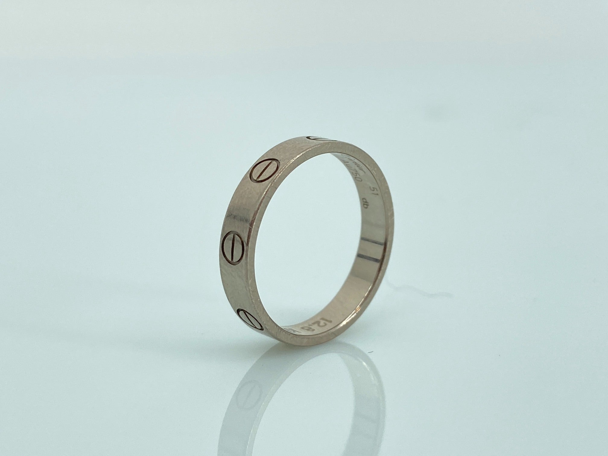 Cartier Love Ring White Gold Size 51