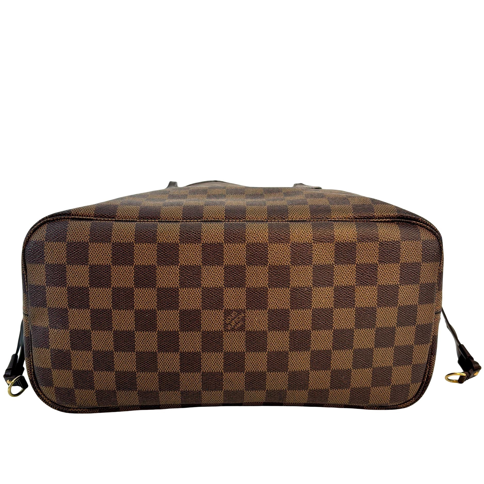 Louis Vuitton Neverfull MM Braun Damier Ebene Canvas