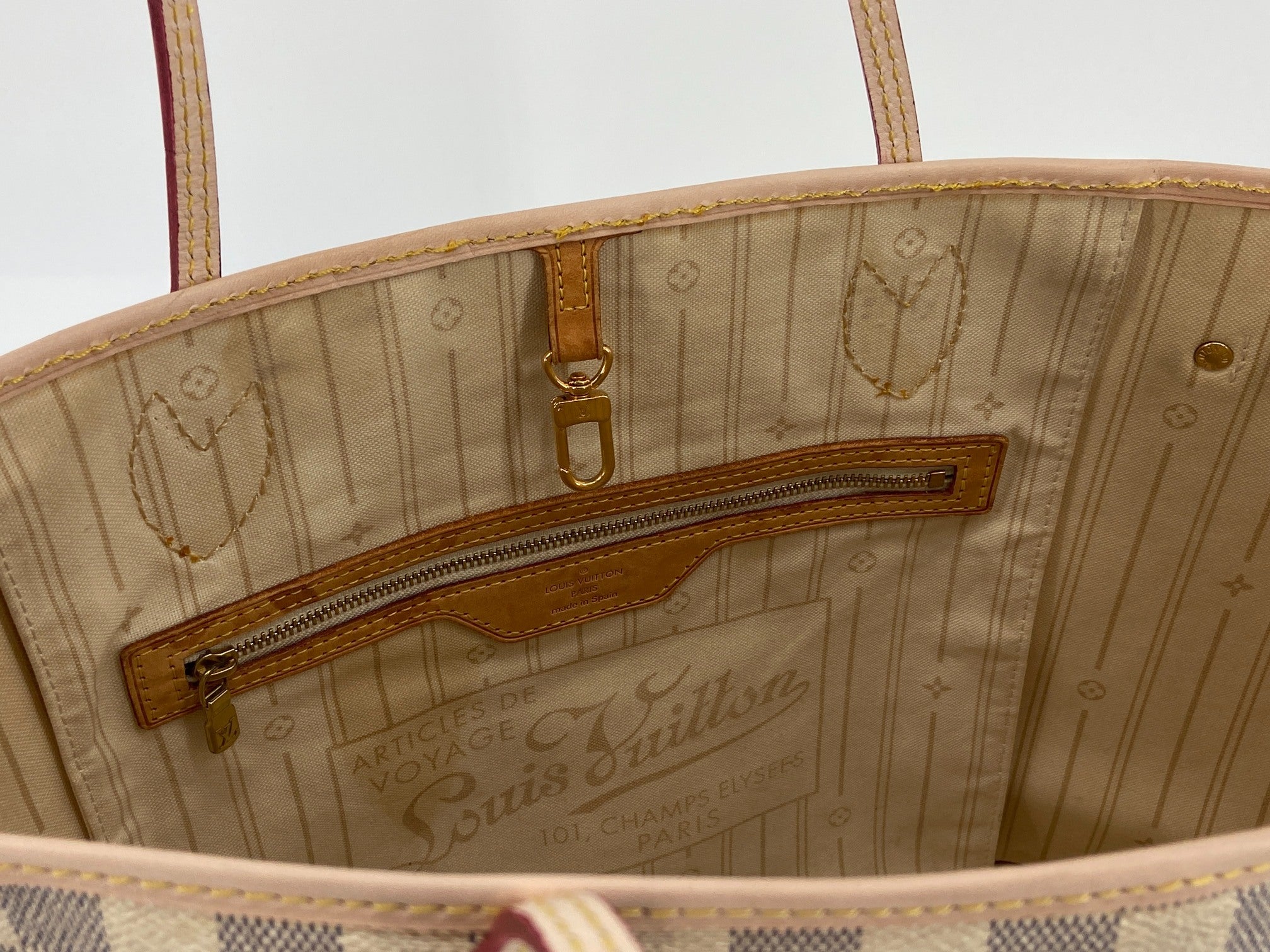 Louis Vuitton Neverfull MM Damier Azur Canvas